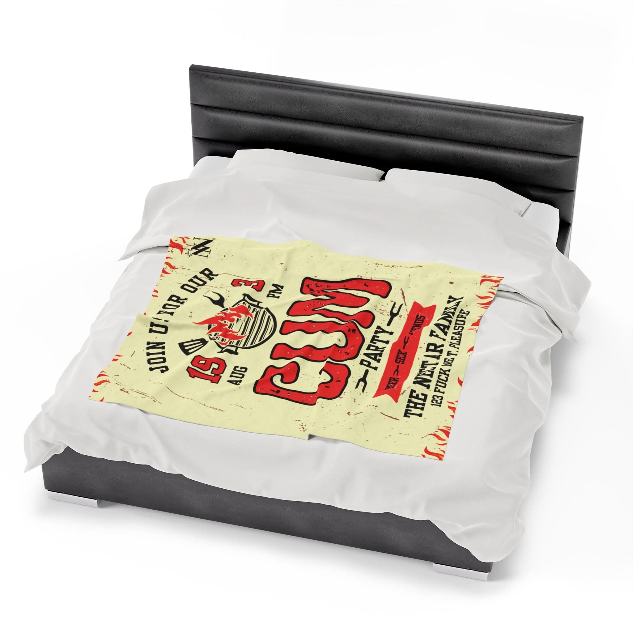 Cum Party | Mix & Match Fun-Flirty Lovers’ Blankets