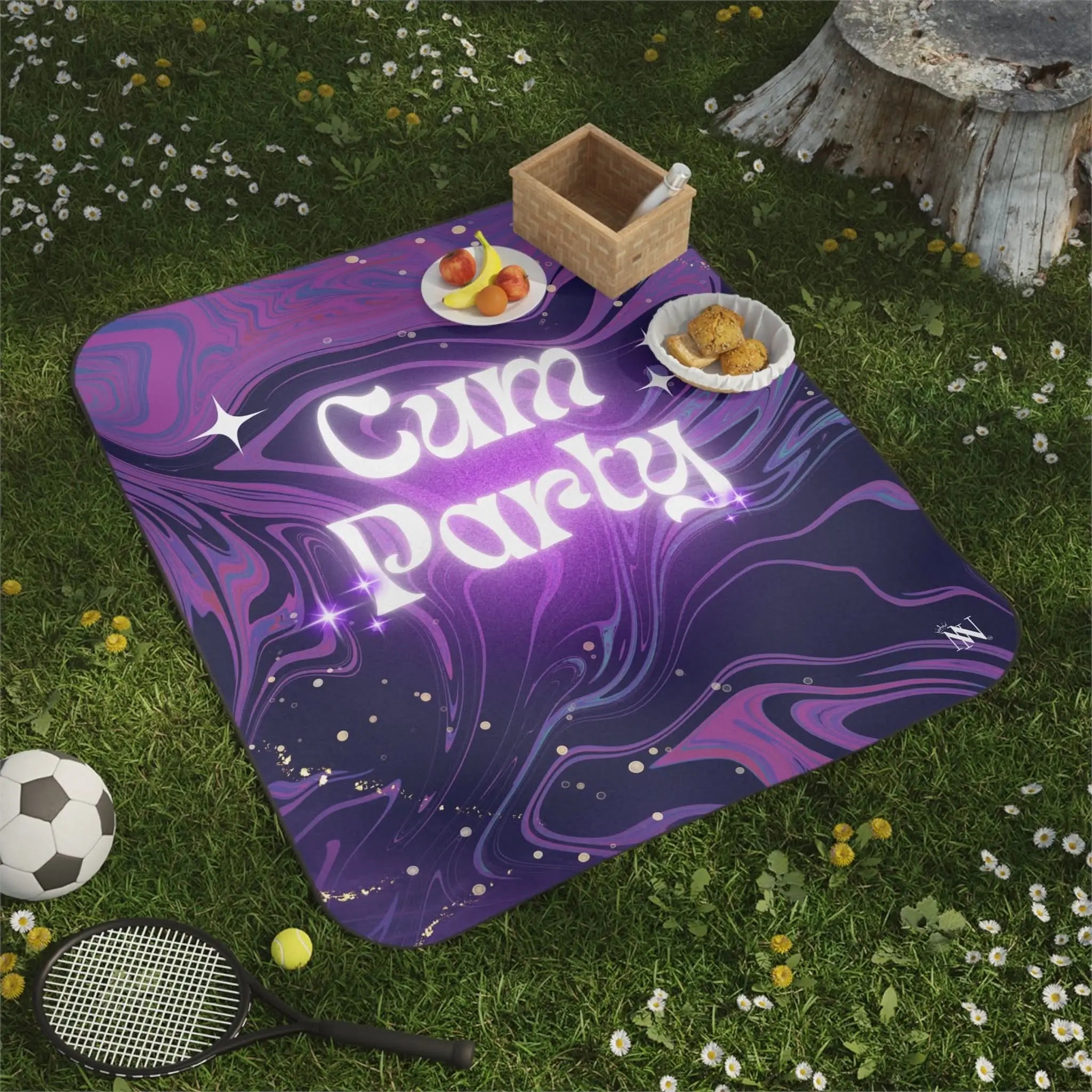Cum Party | Mix Match Fun-Flirty Lovers’ Water-Resistant Blankets