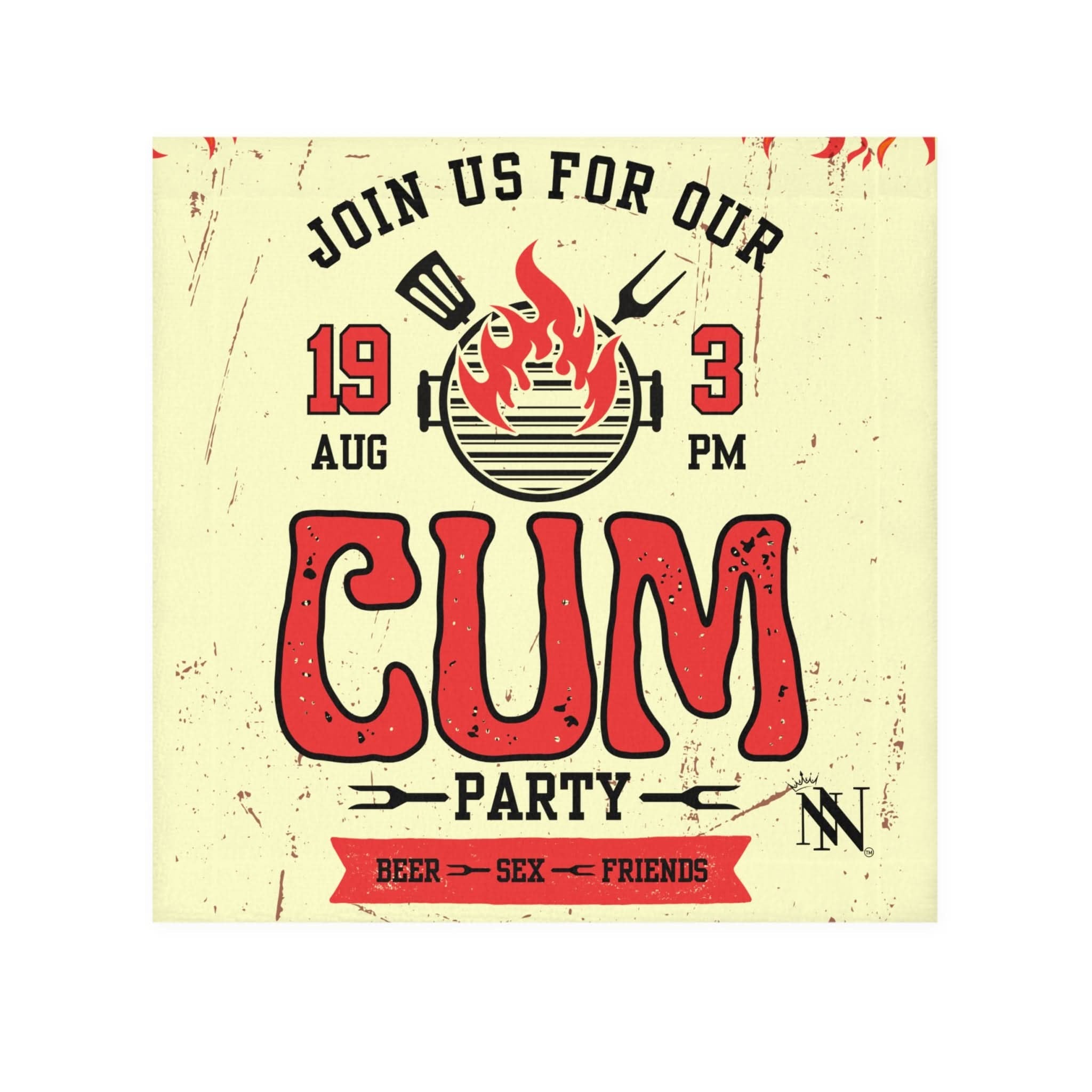 Cum Party | Mix & Match Lils’ Fun-Flirty Lovers’ Towels