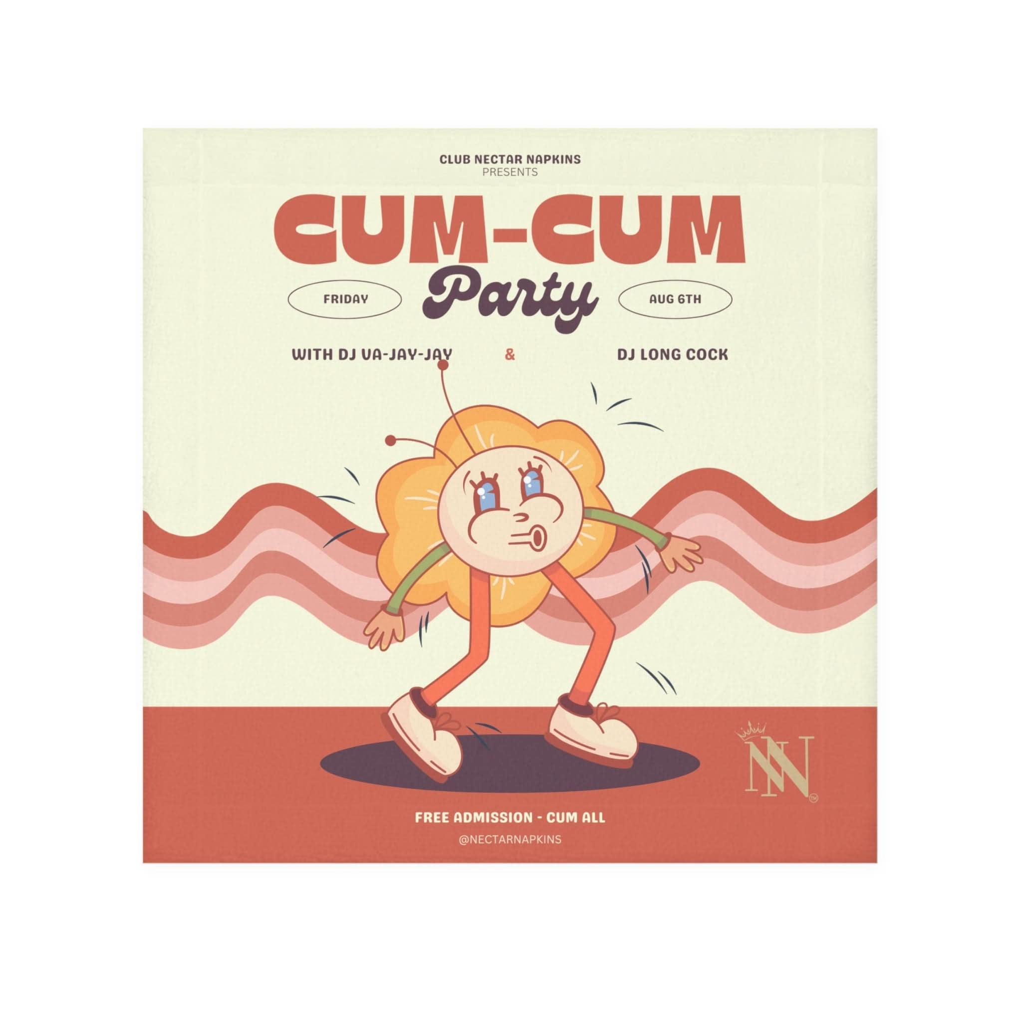 Cum-Cum Party | Mix & Match Lils’ Fun-Flirty Lovers’ Towels