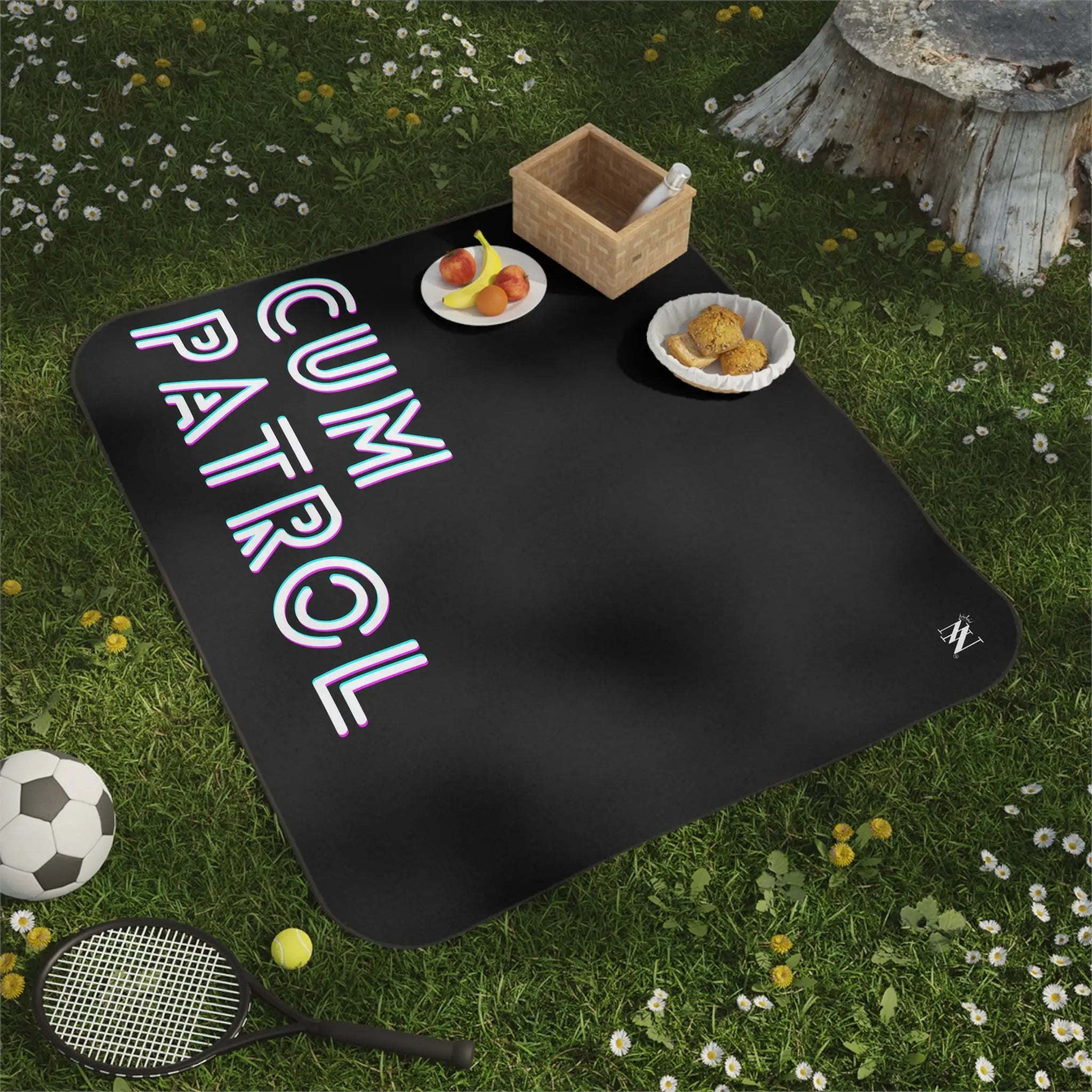 Cum Patrol | Mix Match Fun-Flirty Lovers’ Water-Resistant Blankets