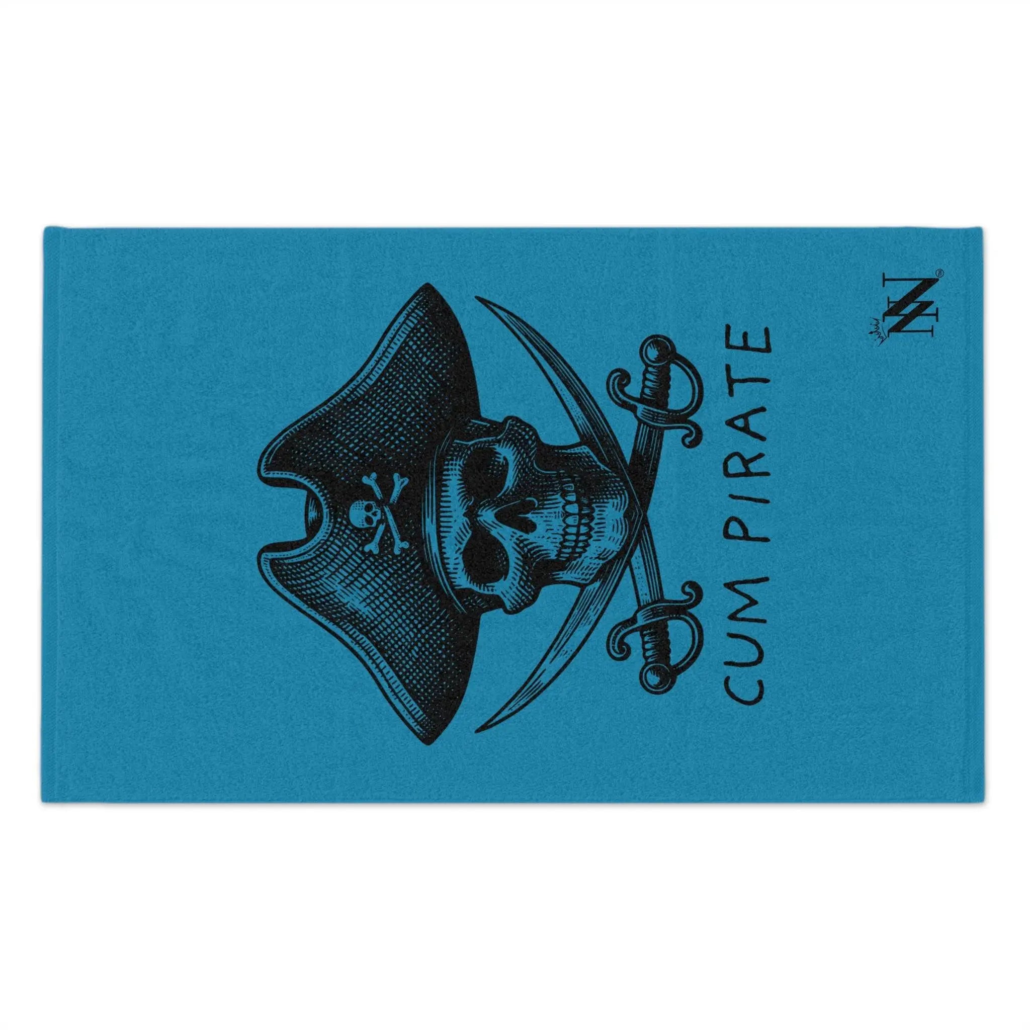Cum Pirate Blue Mix & Match Soft Sex Towels | Flirty Lovers’ Gifts