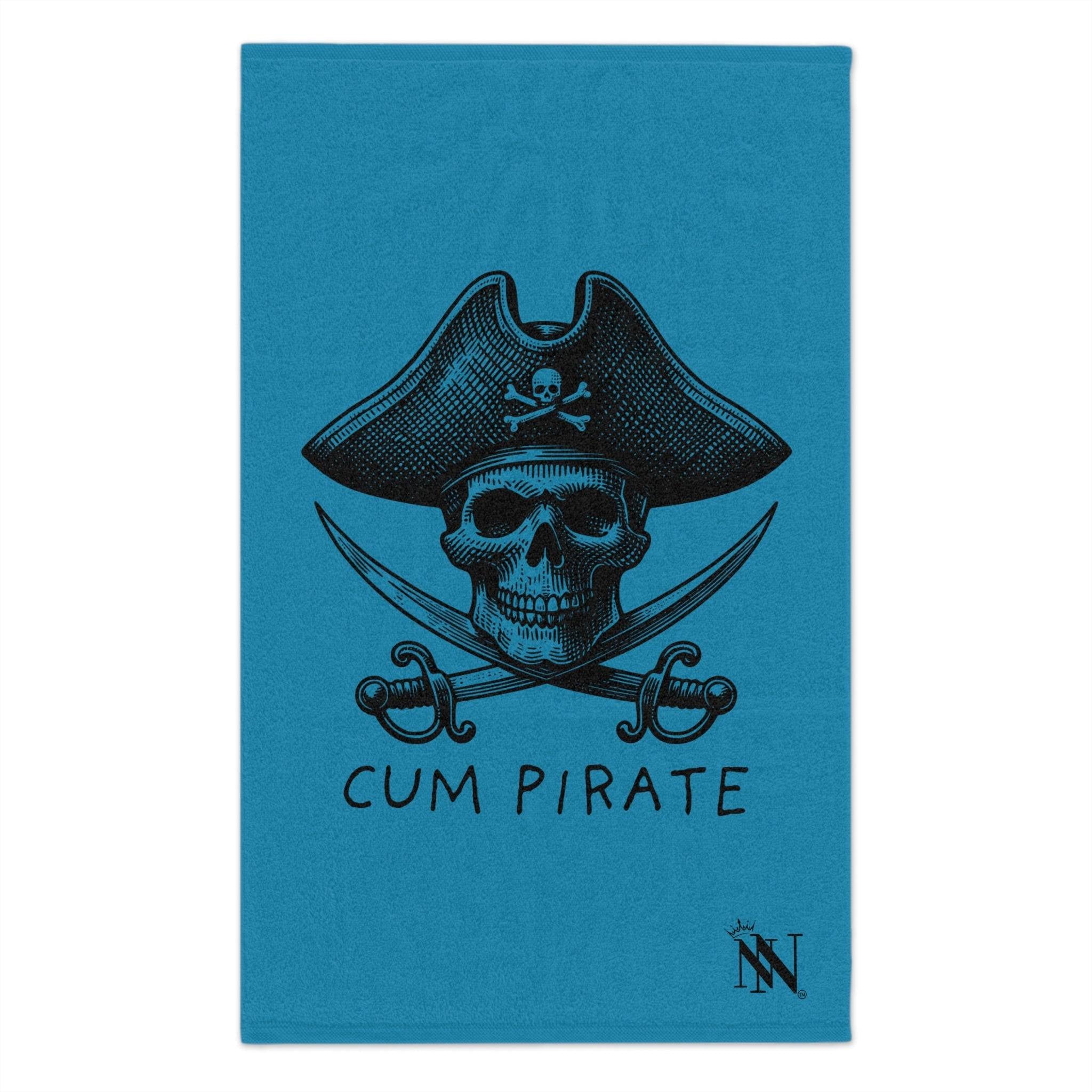 Cum Pirate Blue Mix & Match Soft Sex Towels | Flirty Lovers’ Gifts