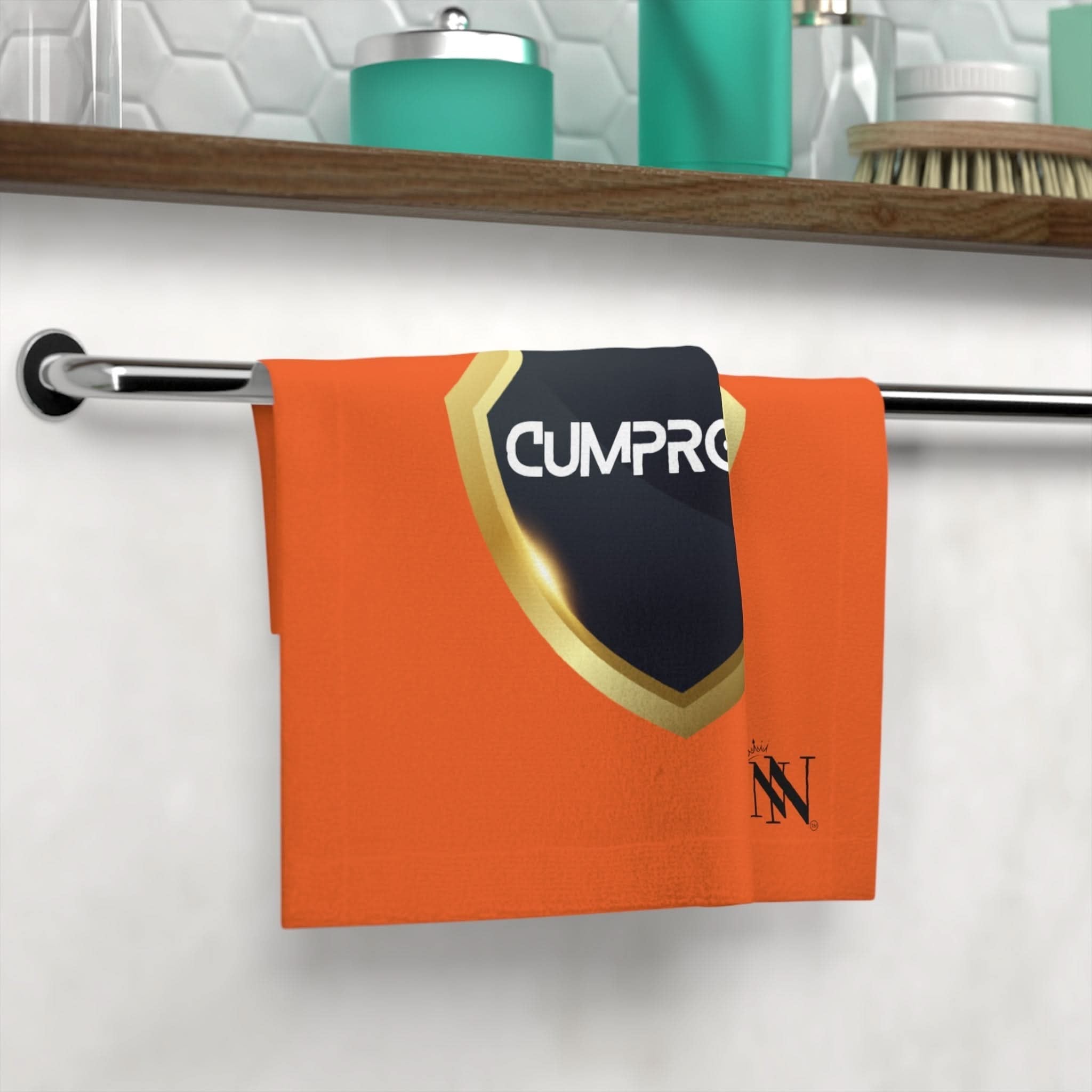 Cum Proof Orange | Mix & Match Lils’ Fun-Flirty Lovers’ Towels