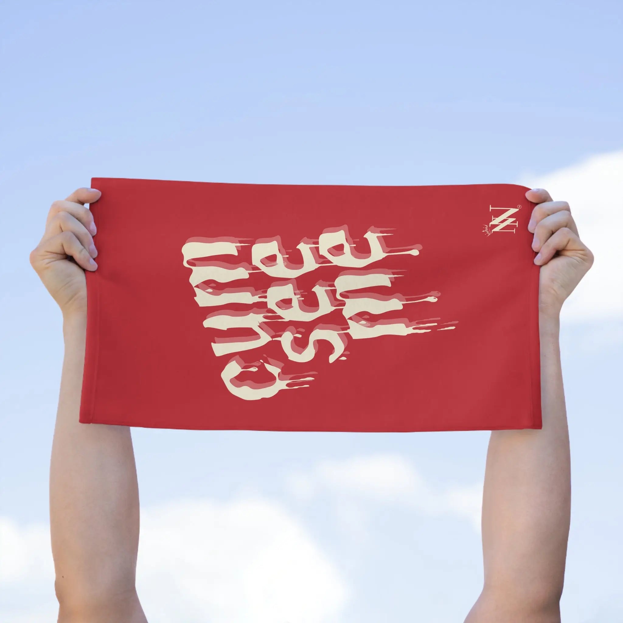 Cum See Me Red | Mix & Match Soft Fun-Flirty Lovers’ Towels