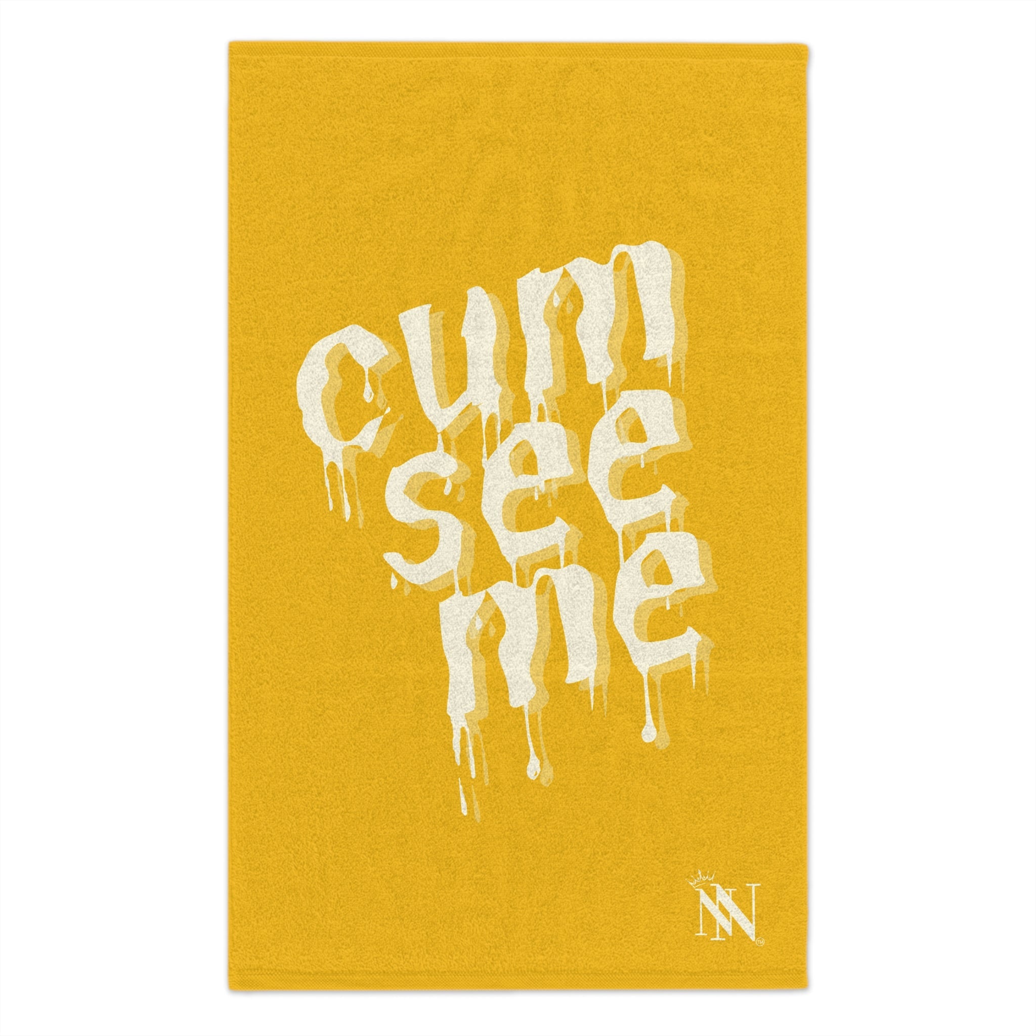 Cum See Me Yellow | Mix & Match Soft Fun-Flirty Lovers’ Towels