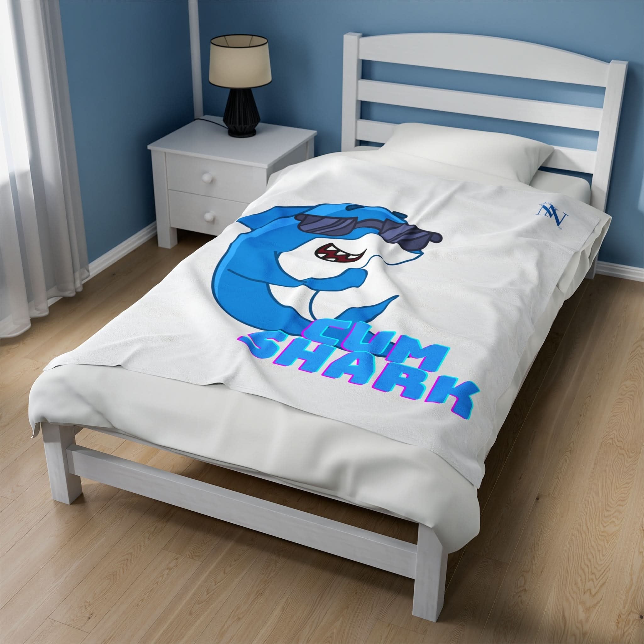 Cum Shark | Mix & Match Fun-Flirty Lovers’ Blankets