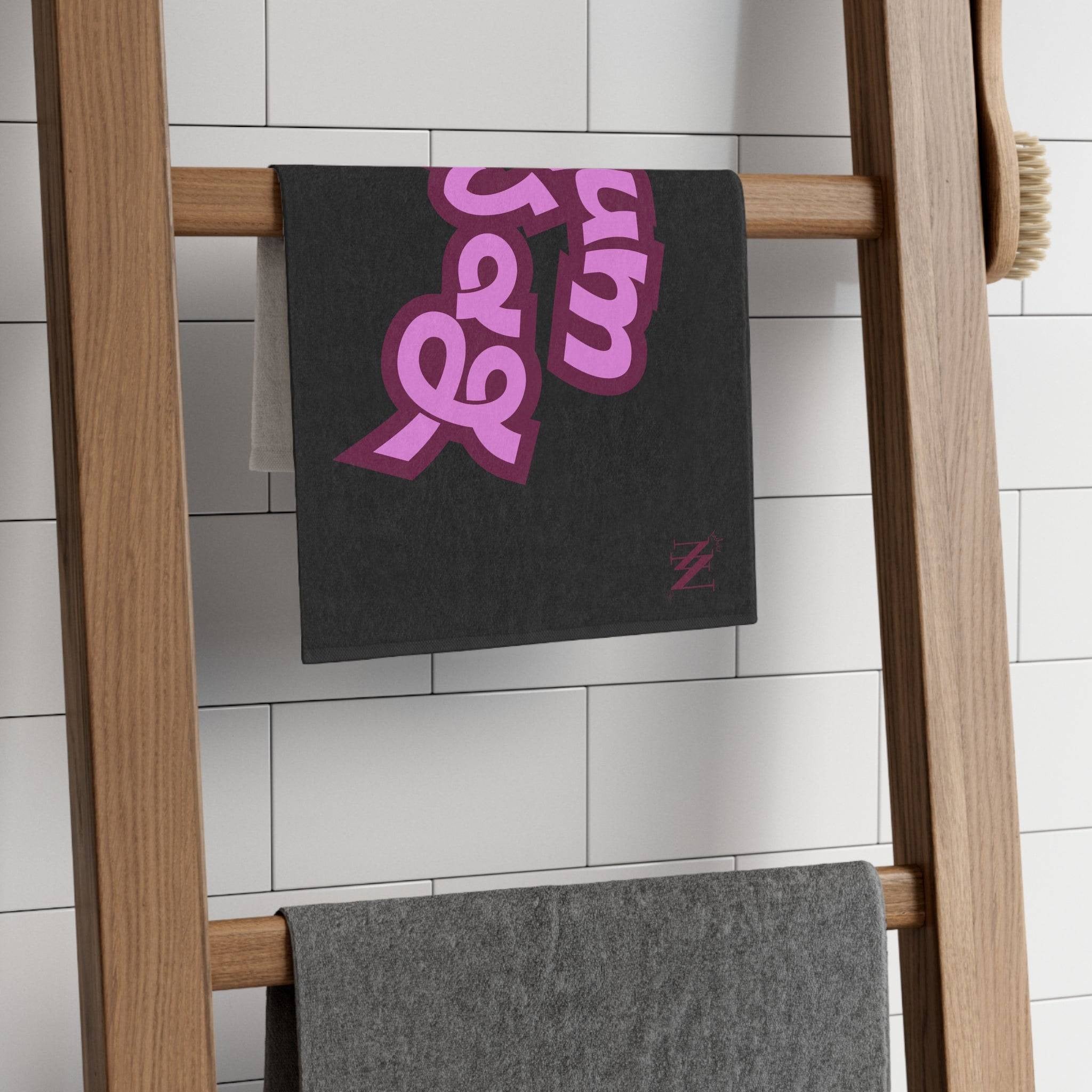 Cum Swag Black Mix Match Soft Sex Towels | Flirty Lovers’ Gifts