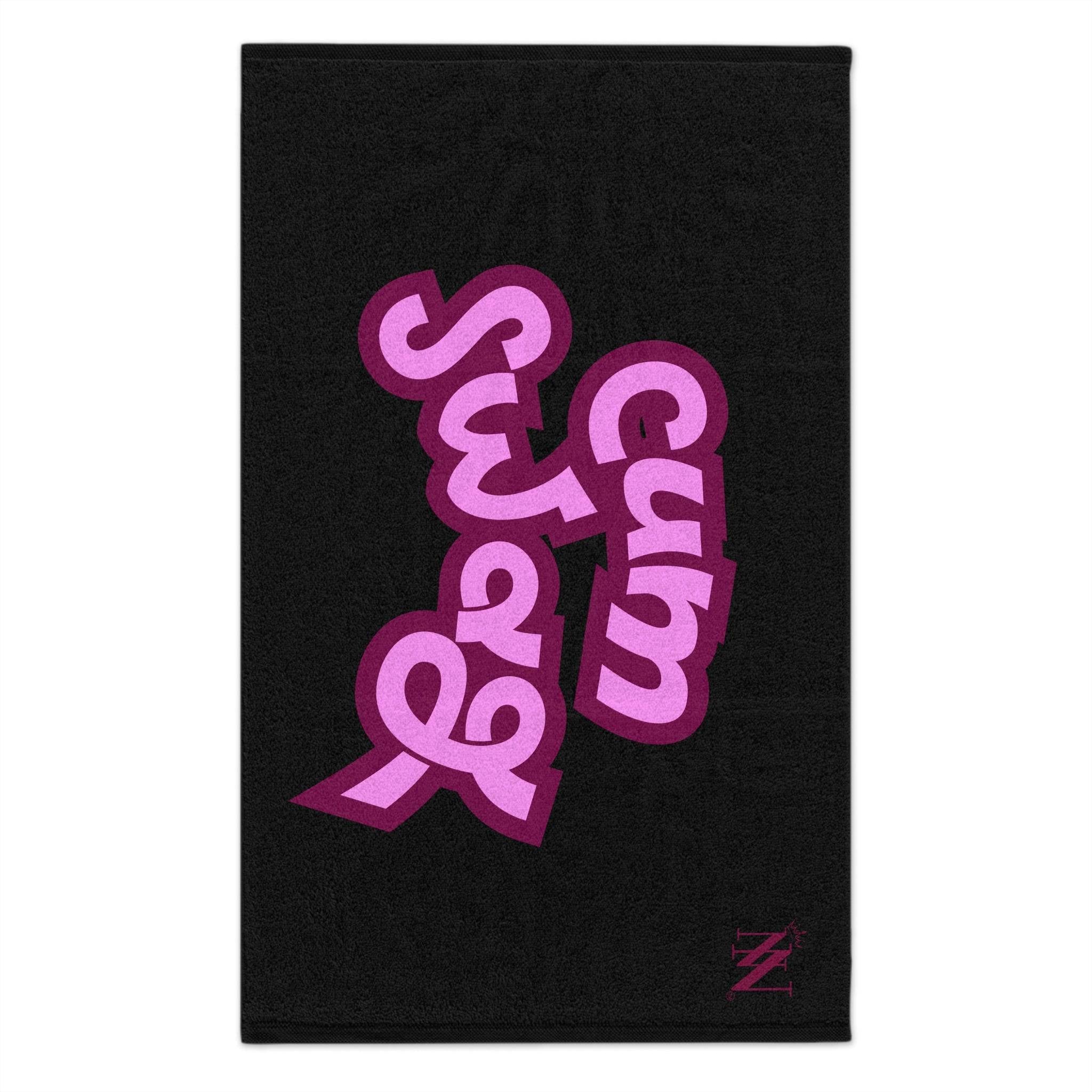 Cum Swag Black Mix Match Soft Sex Towels | Flirty Lovers’ Gifts