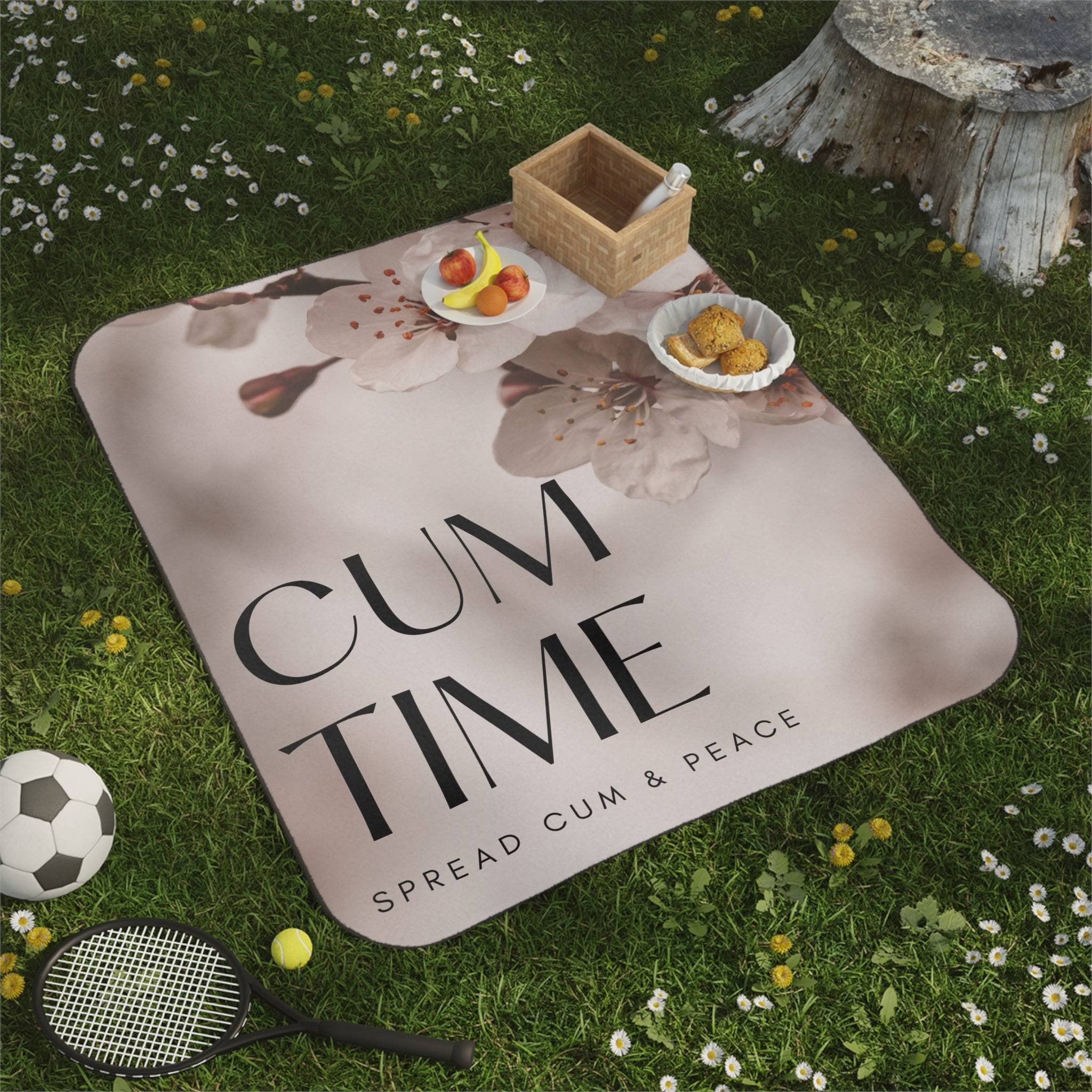 Cum Time Elegant | Mix Match Fun-Flirty Lovers’ Water-Resistant Blankets