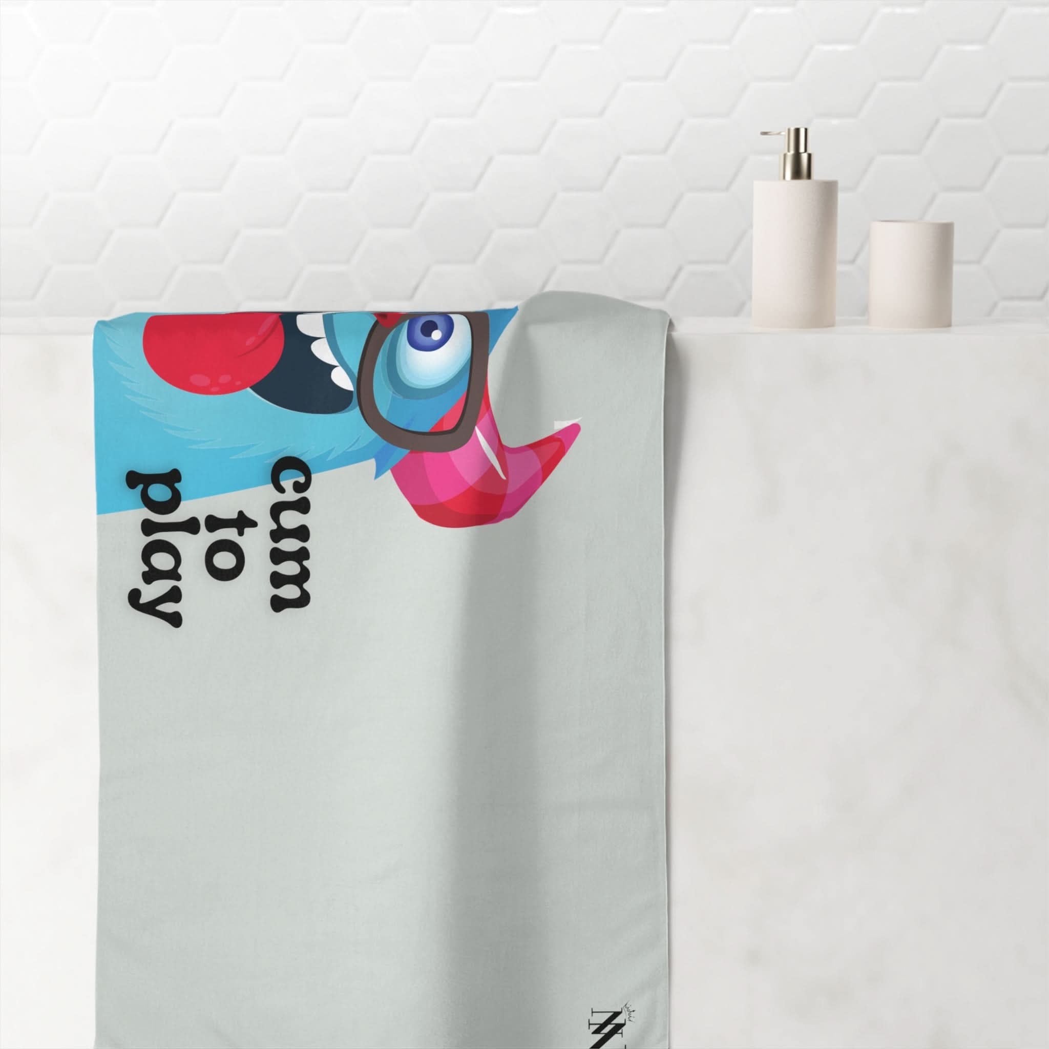 Cum to Play | Mix & Match Naughty XL Fun-Flirty Lovers’ Towels