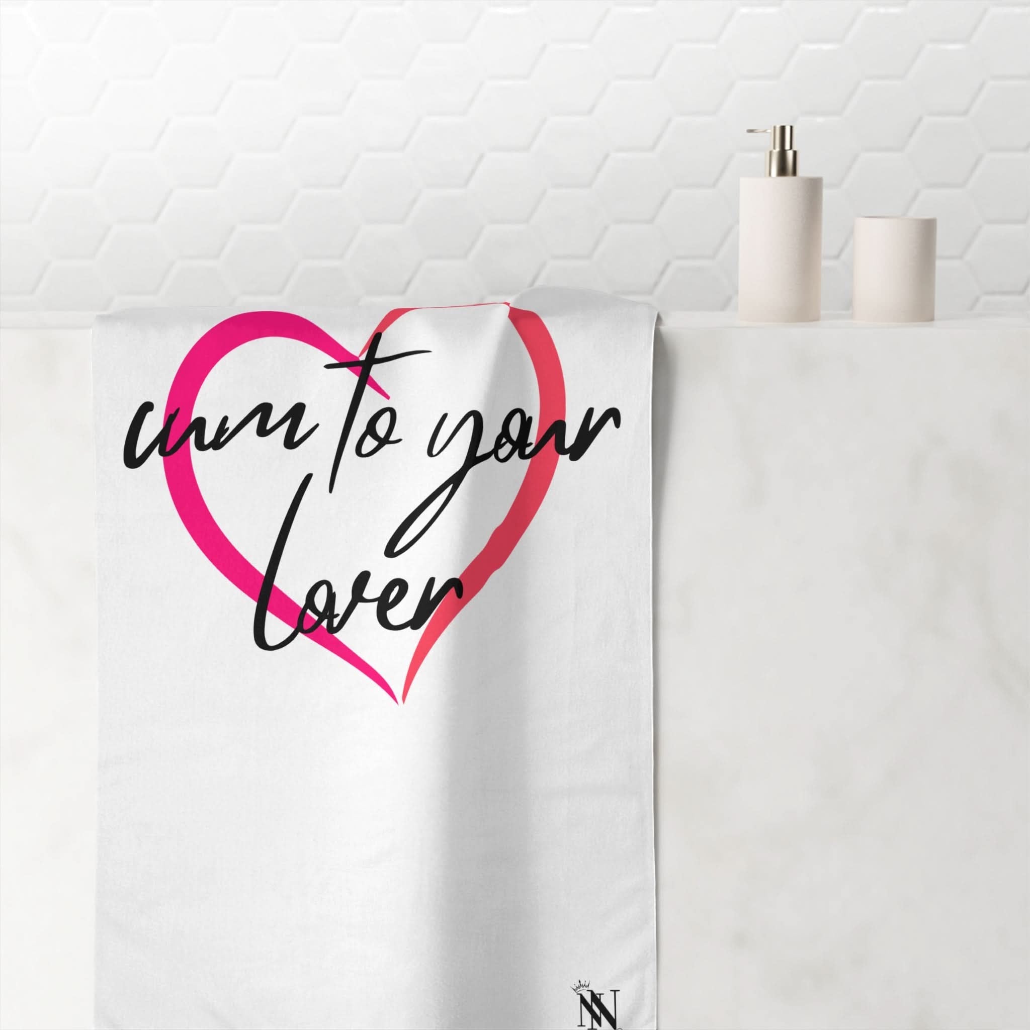 Cum to Your Lover! | Mix & Match Naughty XL Fun-Flirty Lovers’ Towels