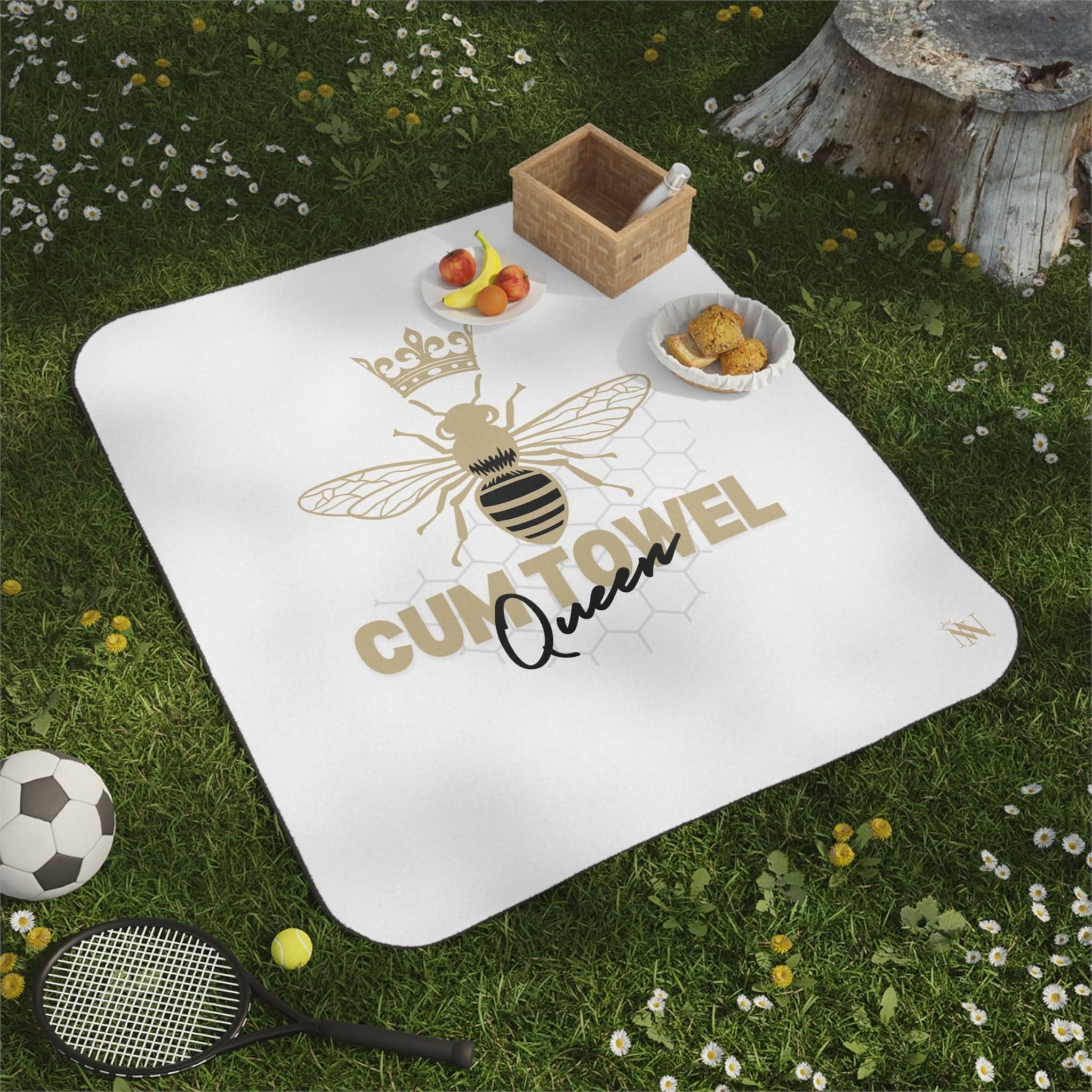 Cum Towel Queen | Mix Match Fun-Flirty Lovers’ Water-Resistant Blankets