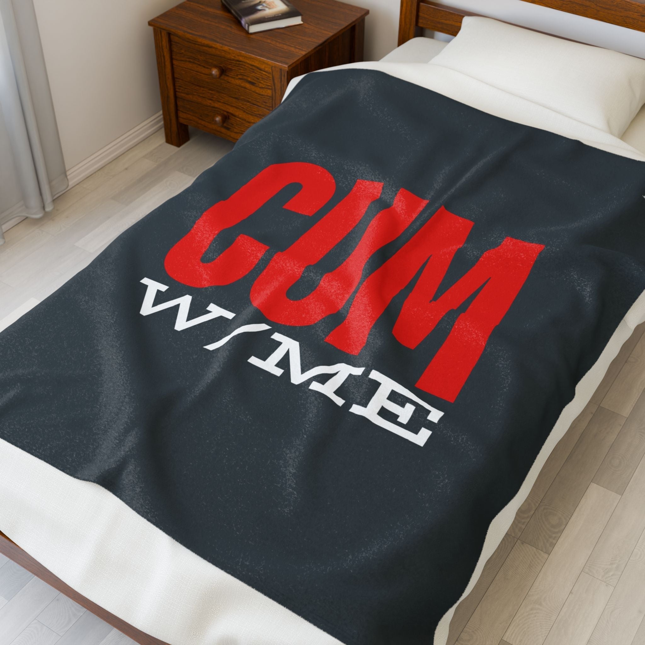 Cum w/Me Mix Match Fun Flirty Love Blankets | Plush Gifts