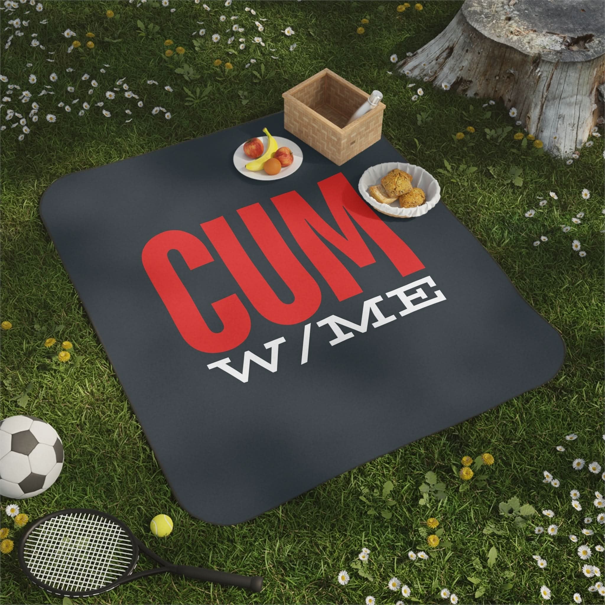 Cum w/Me | Mix Match Fun-Flirty Lovers’ Water-Resistant Blankets