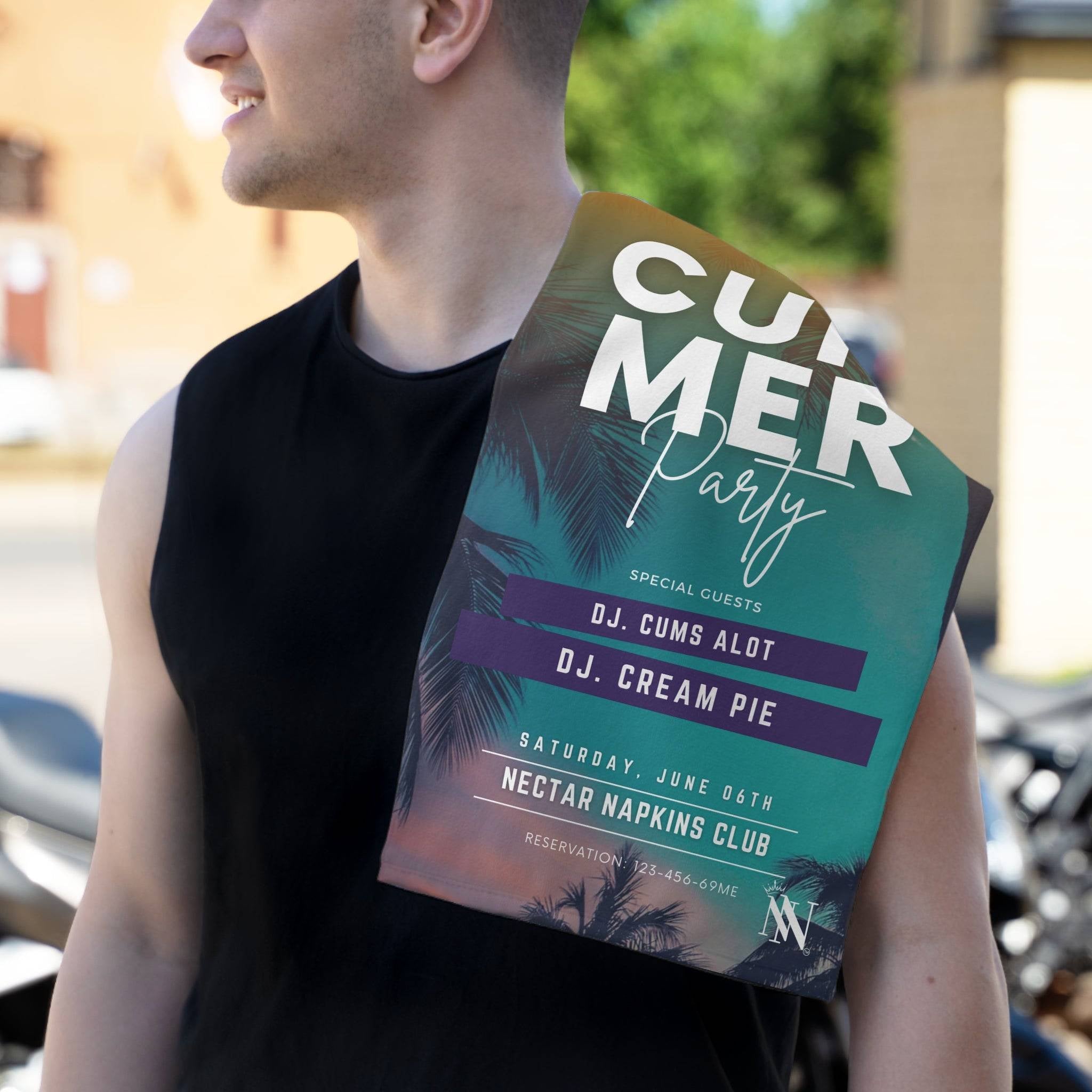 Cummer Party | Mix & Match Soft Fun-Flirty Lovers’ Towels