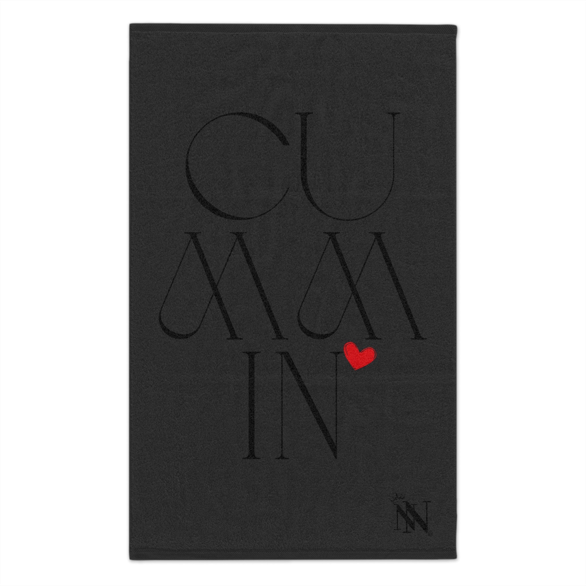 Cummin’ Dark Grey | Mix & Match Soft Fun-Flirty Lovers’ Towels