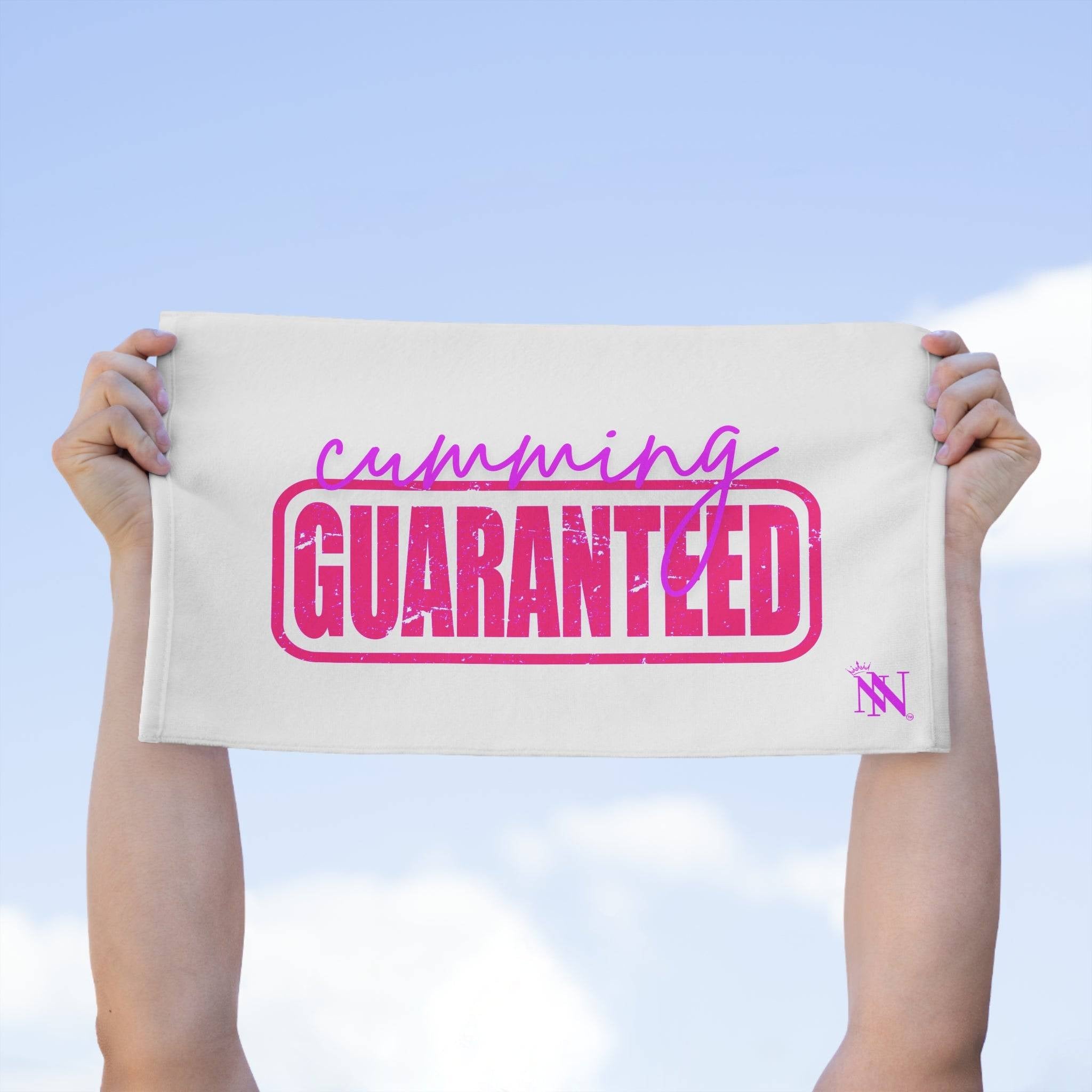 Cumming Guaranteed White | Mix & Match Soft Fun-Flirty Lovers’ Towels