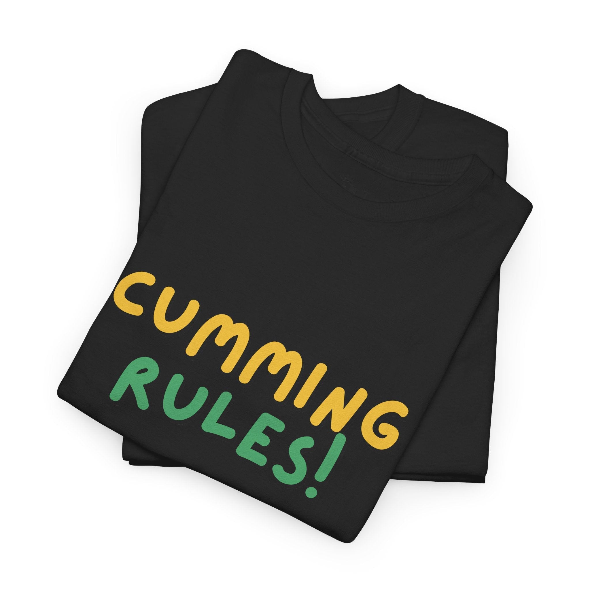 Cumming Rules! | Mix & Match 100% Cotton Unisex Fun-Flirty Lovers’ Tees