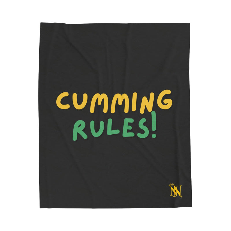Cumming Rules! | Mix & Match Fun-Flirty Lovers’ Blankets