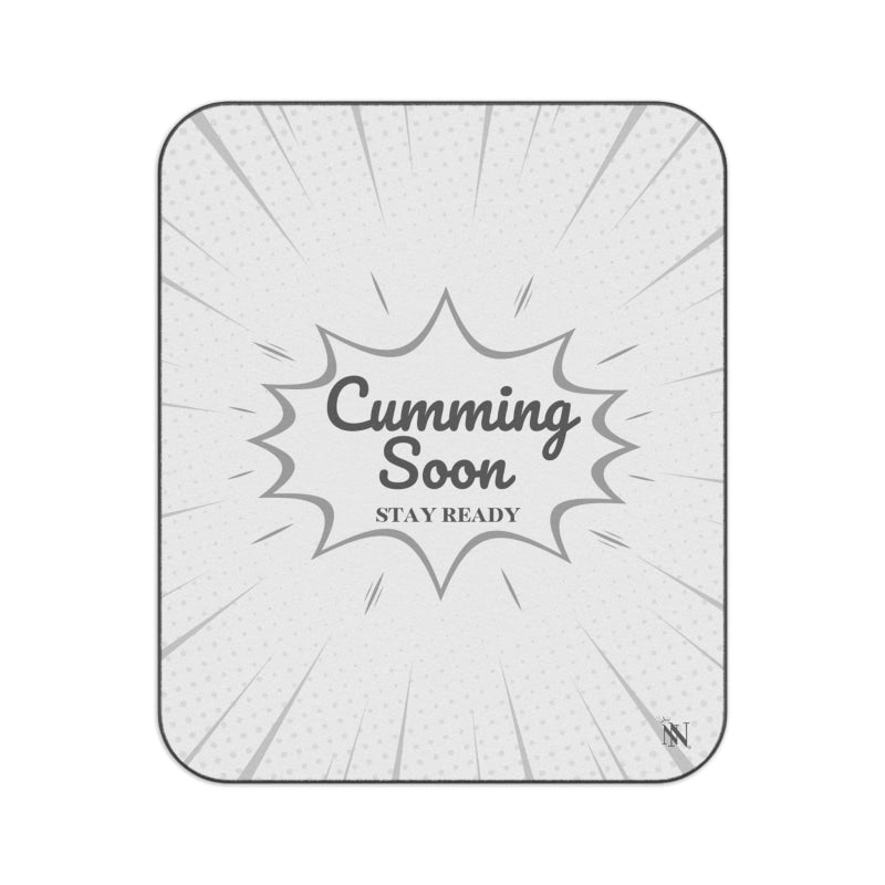 Cumming Soon | Mix Match Fun-Flirty Lovers’ Water-Resistant Blankets