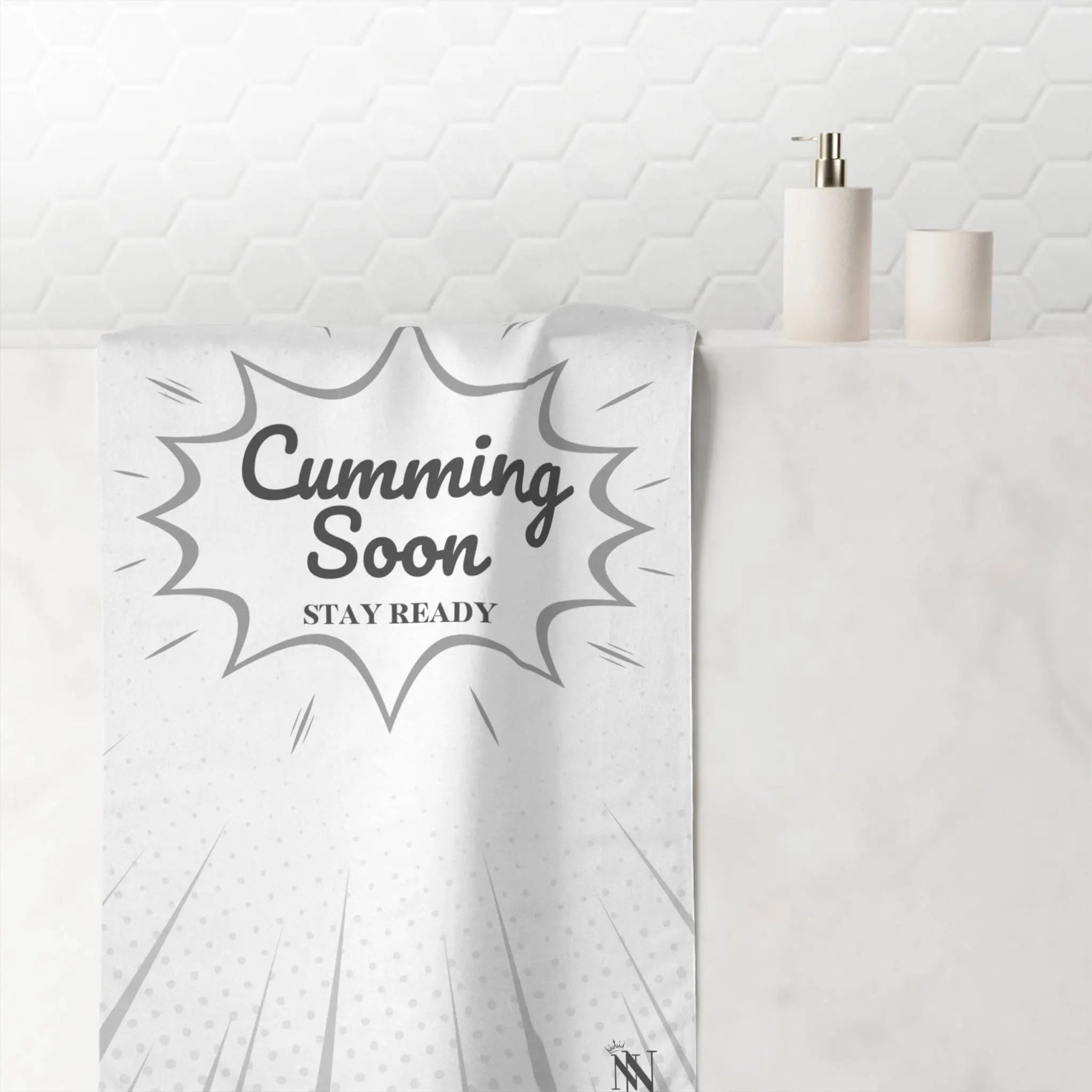 Cumming Soon | Mix & Match Naughty XL Fun-Flirty Lovers’ Towels