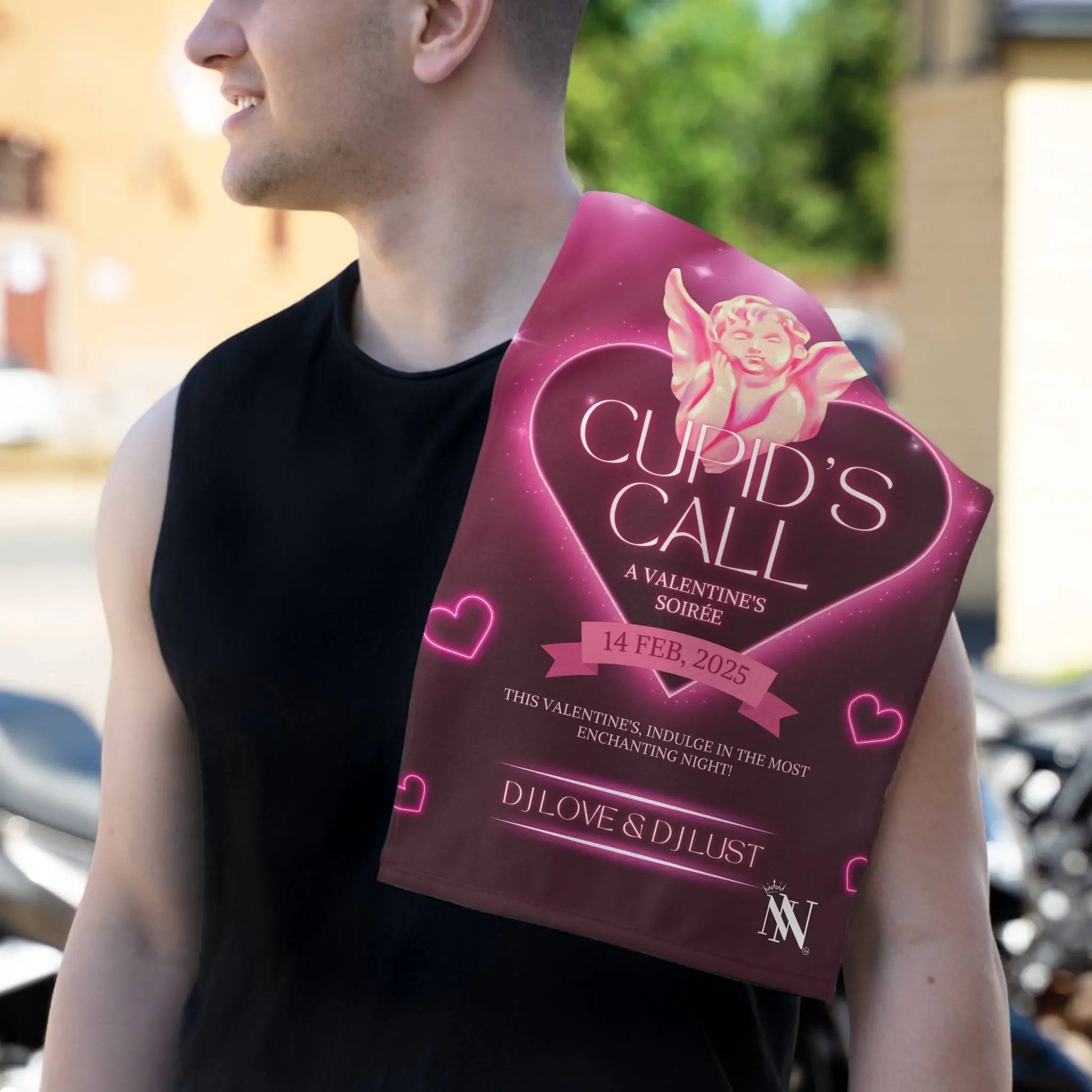 Cupid’s Call | Valentine’s Mix & Match Soft Fun-Flirty Lovers’ Towels