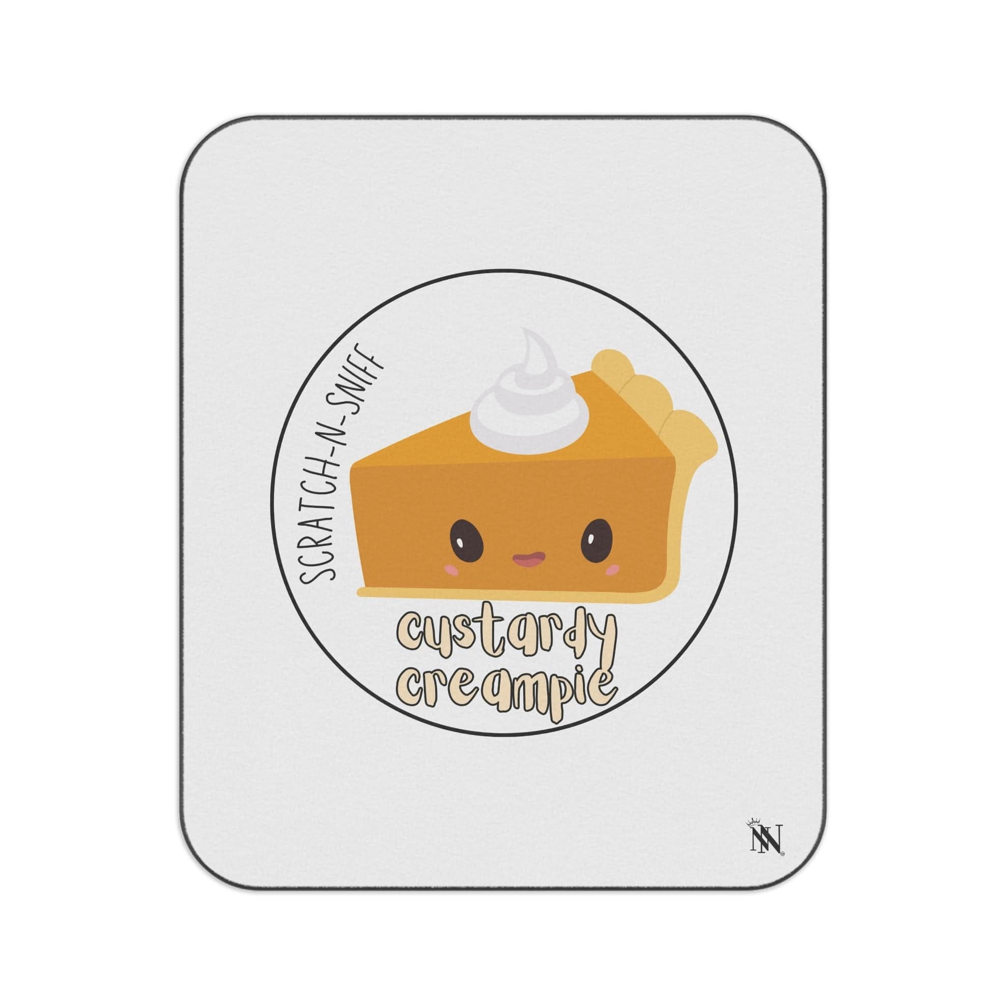 Custardy Creampie Scratch N Sniff | Mix Match Fun-Flirty Lovers’ Water-Resistant Blankets