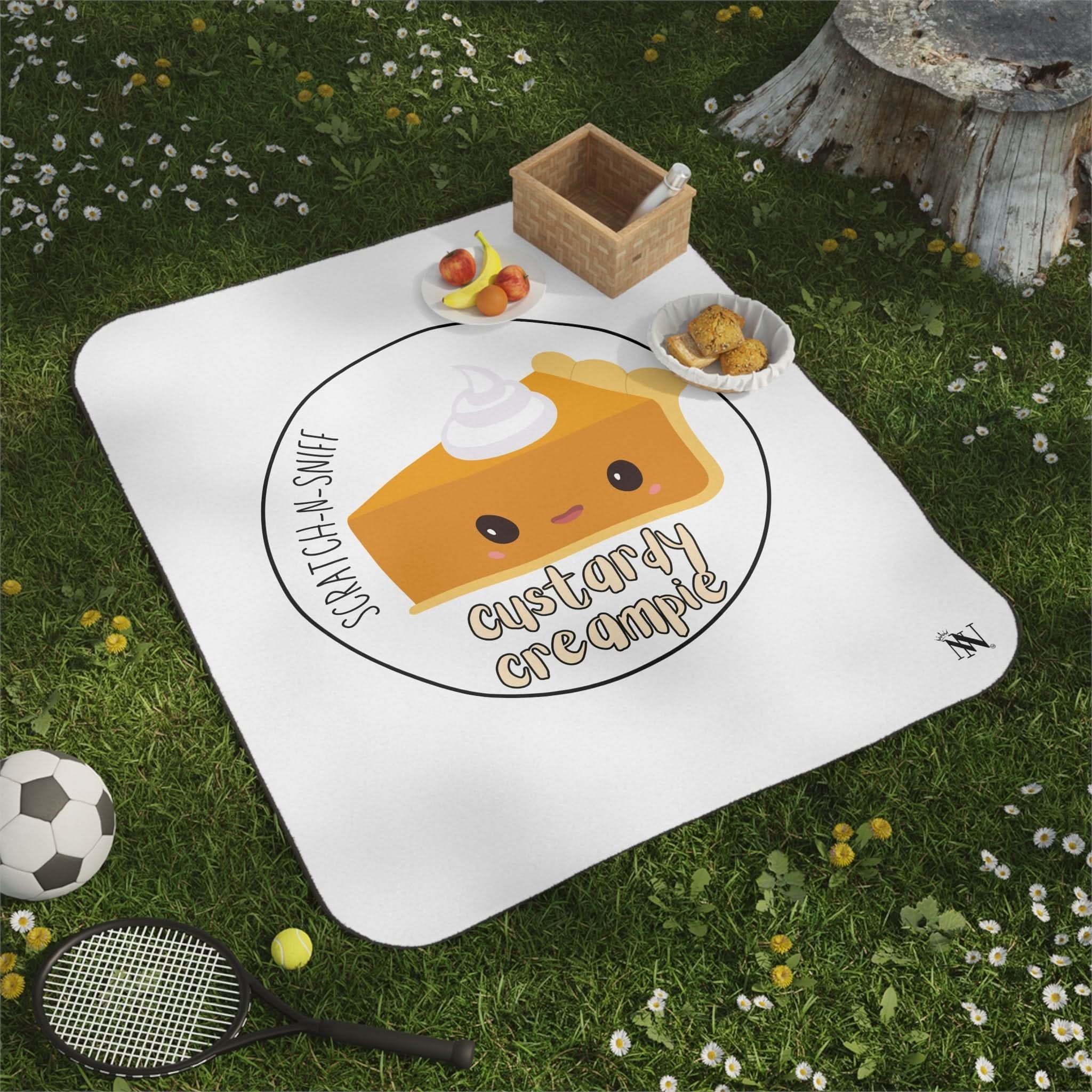 Custardy Creampie Scratch N Sniff | Mix Match Fun-Flirty Lovers’ Water-Resistant Blankets