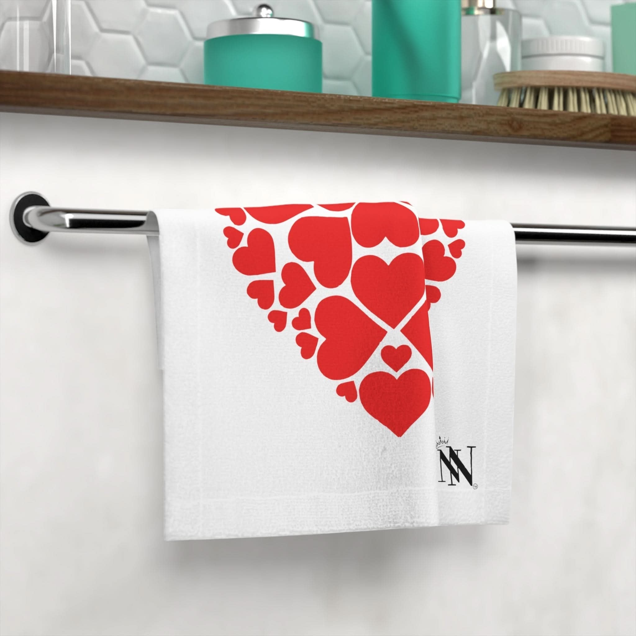 Cute V-day Heart | Mix & Match Lils’ Fun-Flirty Lovers’ Towels