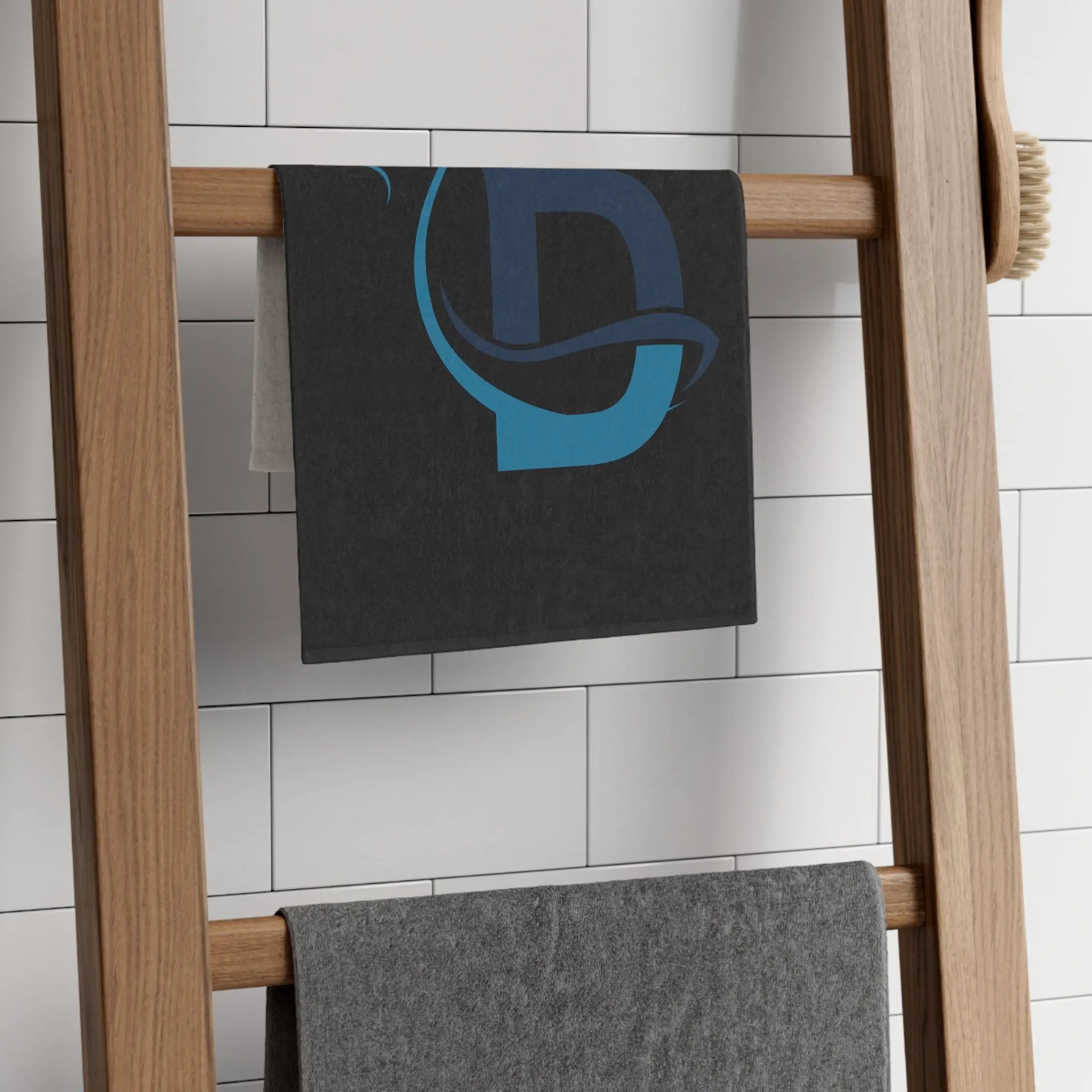 D Tails Black | Mix & Match Soft Fun-Flirty Lovers’ Towels