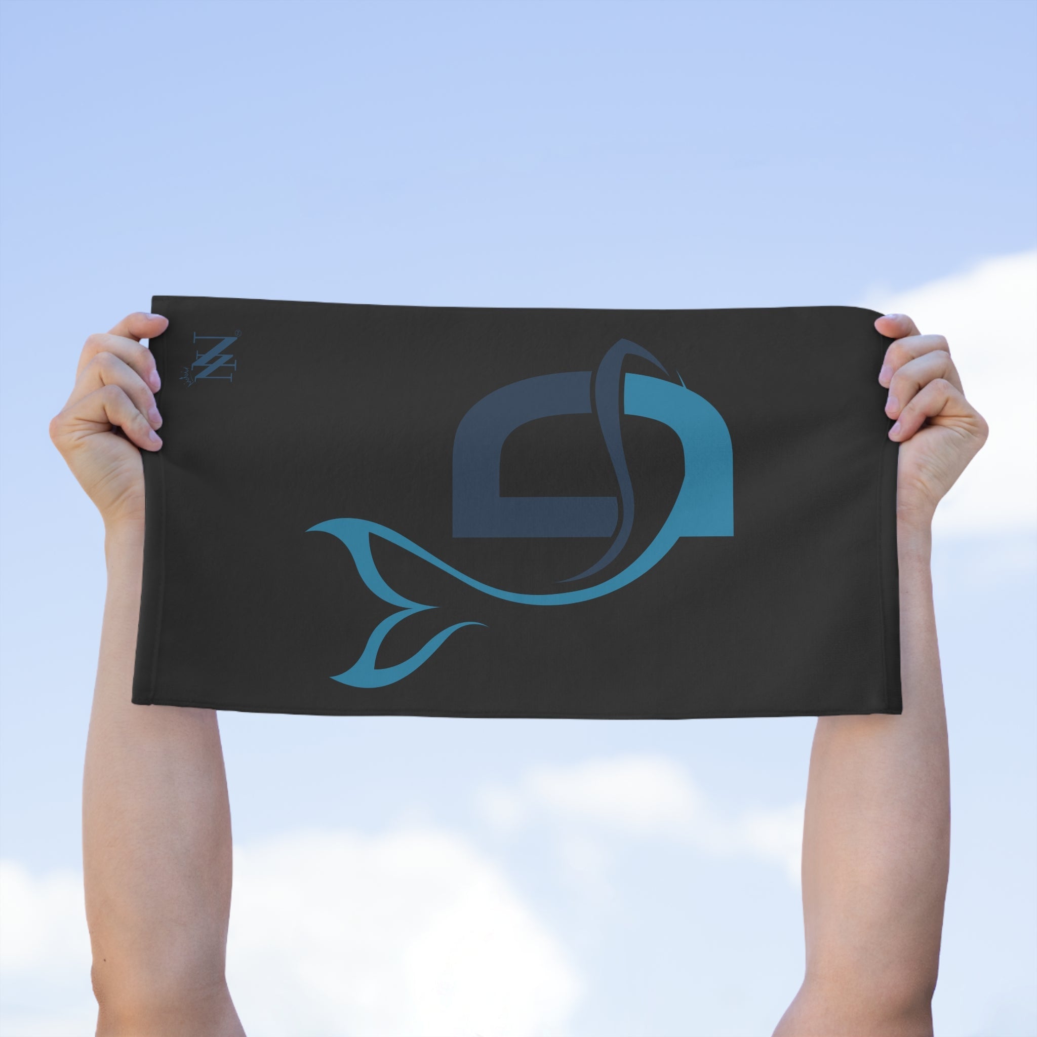 D Tails Black | Mix & Match Soft Fun-Flirty Lovers’ Towels