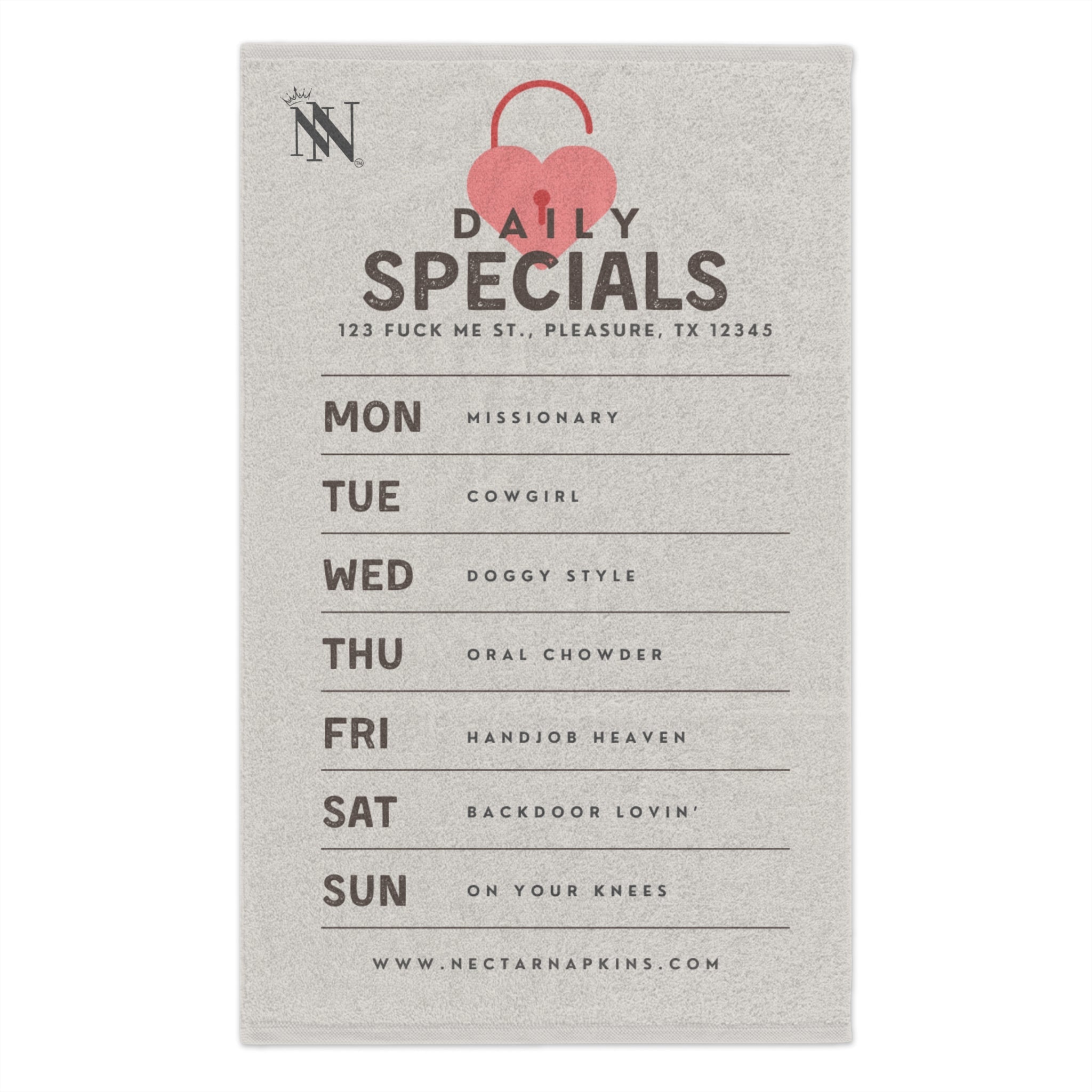 Daily Specials | Mix & Match Soft Fun-Flirty Lovers’ Towels