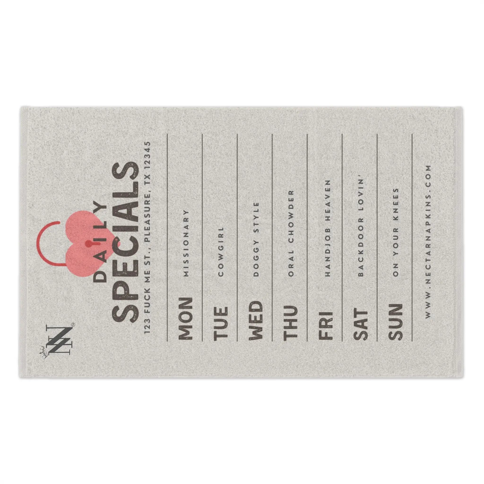 Daily Specials | Mix & Match Soft Fun-Flirty Lovers’ Towels