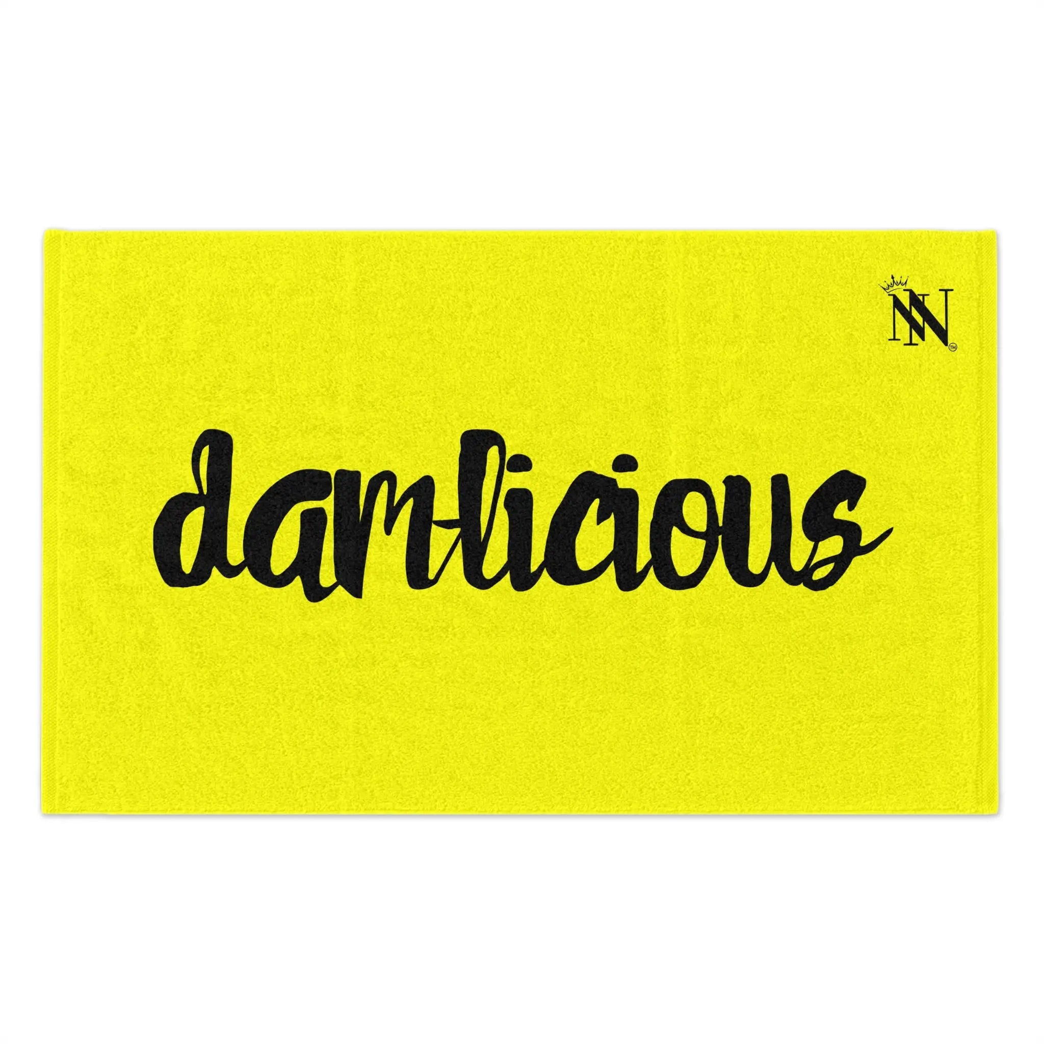 Dam-licious Neon Yellow | Mix & Match Soft Fun-Flirty Lovers’ Towels