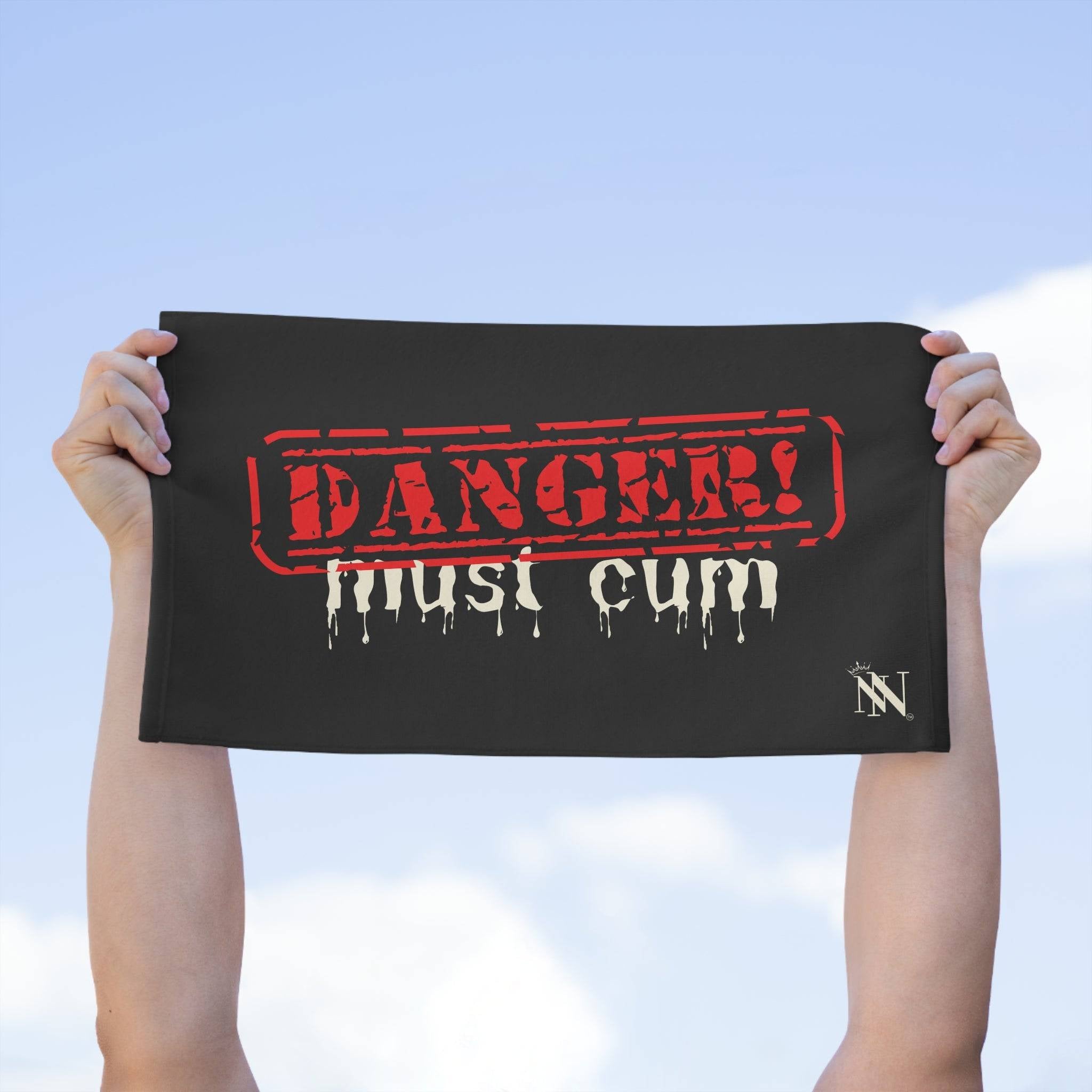 Danger: Must Cum | Mix & Match Soft Fun-Flirty Lovers’ Towels