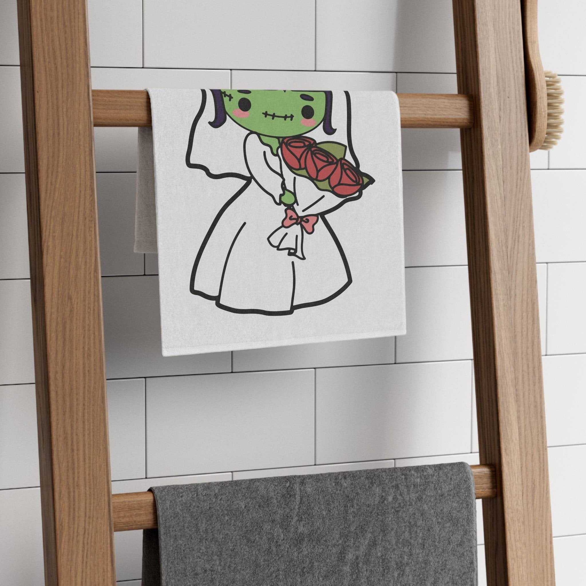 Dead Bride Doll | Mix & Match Soft Fun-Flirty Lovers’ Towels