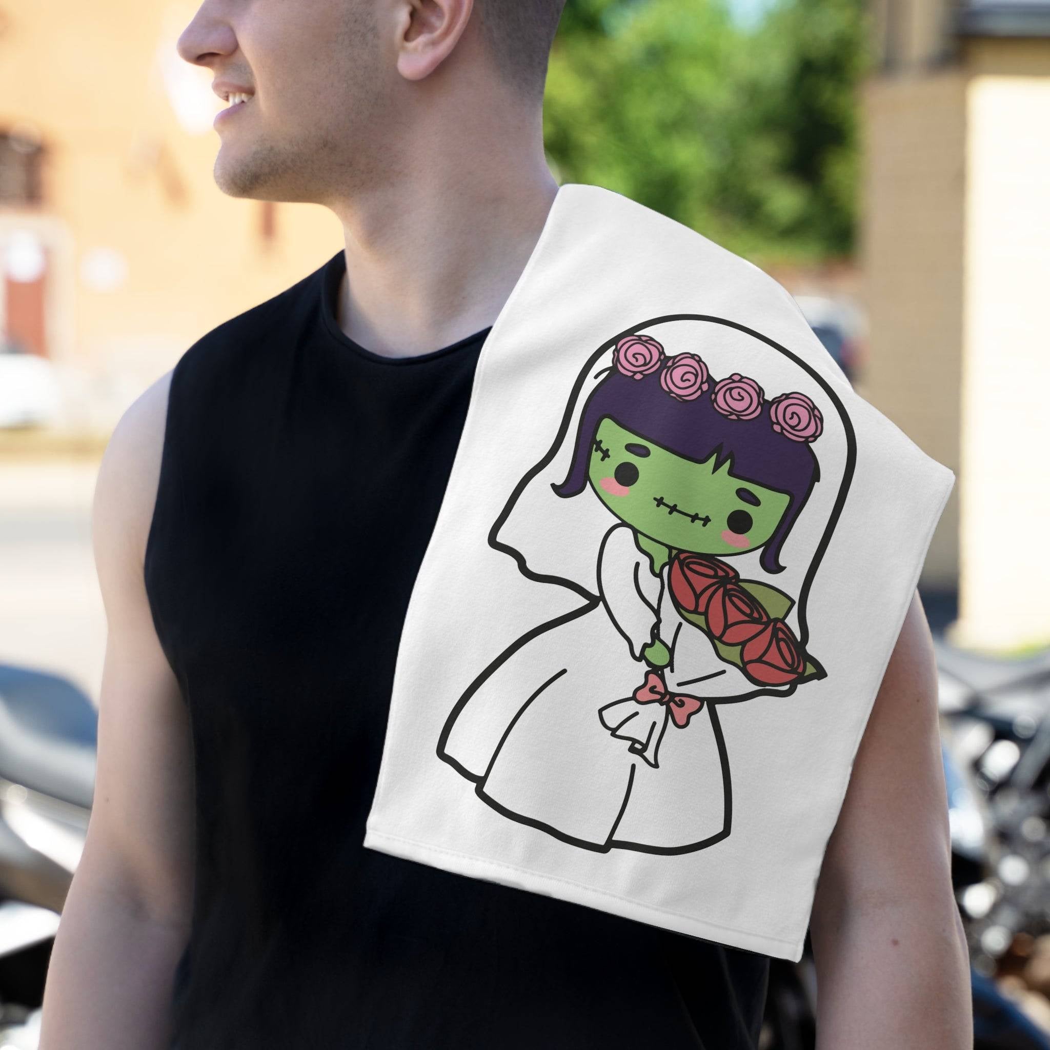 Dead Bride Doll | Mix & Match Soft Fun-Flirty Lovers’ Towels