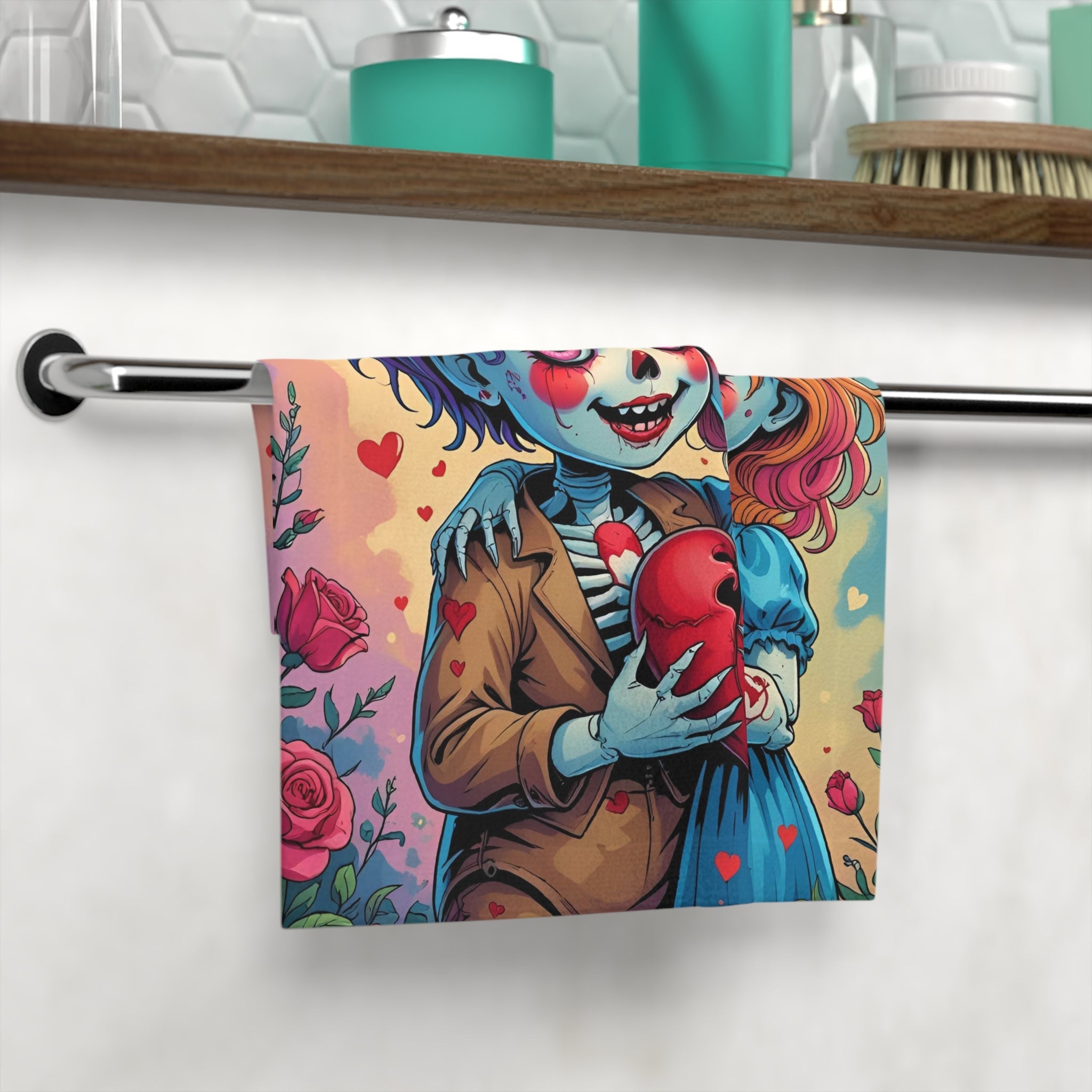 Dead Dolls in Love | Mix & Match Lils’ Fun-Flirty Lovers’ Towels