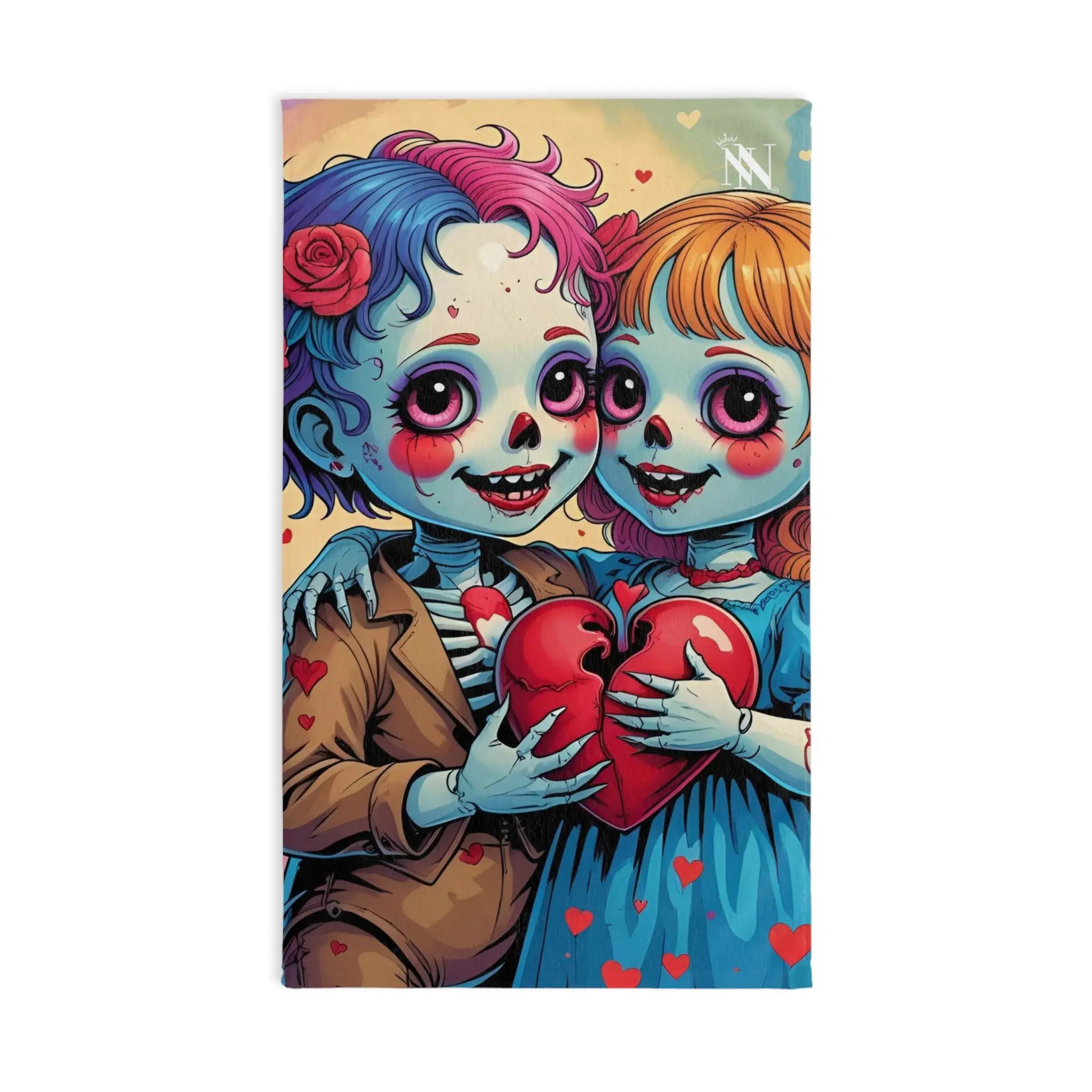 Dead Dolls in Love | Mix & Match Original Fun-Flirty Lovers’ Towels