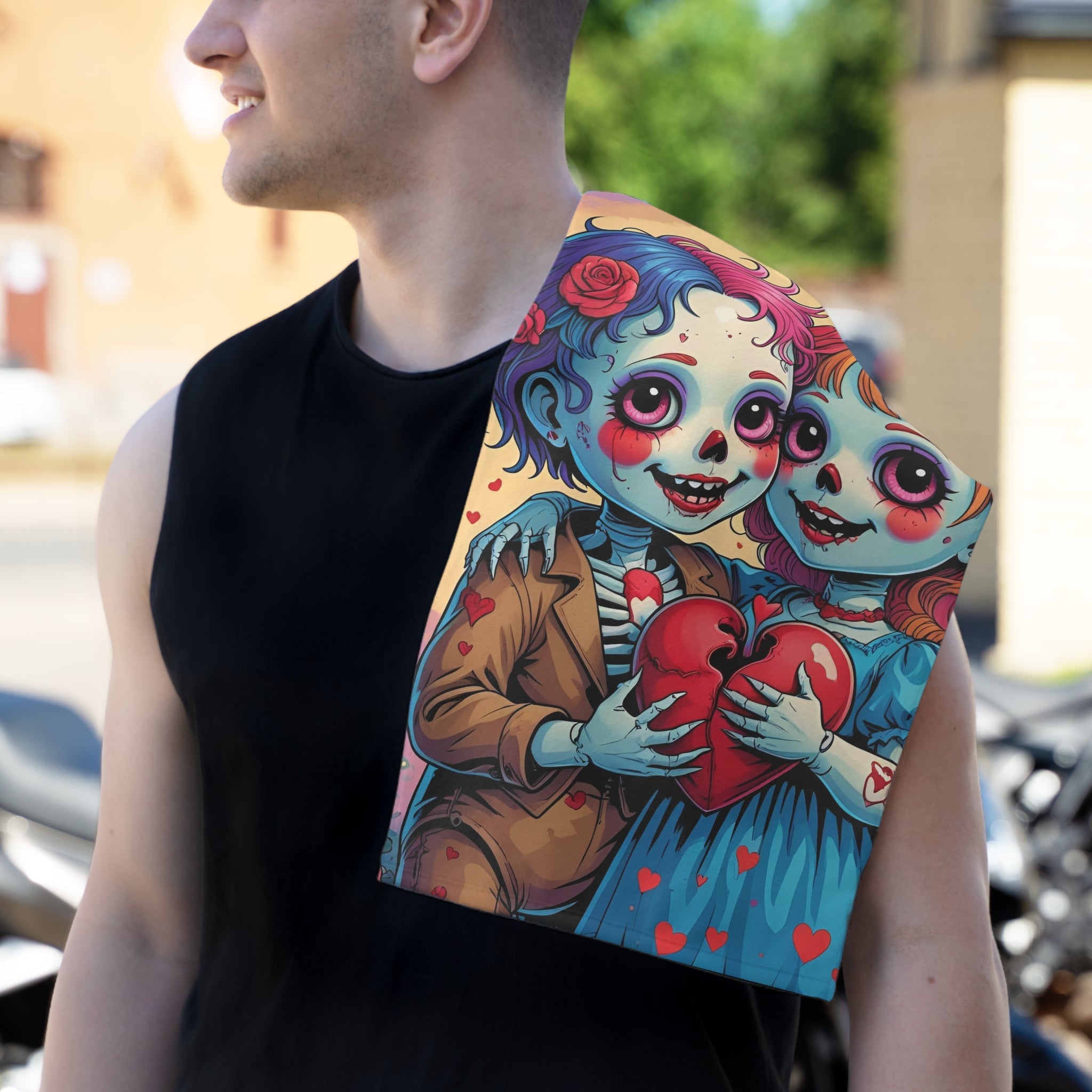 Dead Dolls in Love | Mix & Match Soft Fun-Flirty Lovers’ Towels