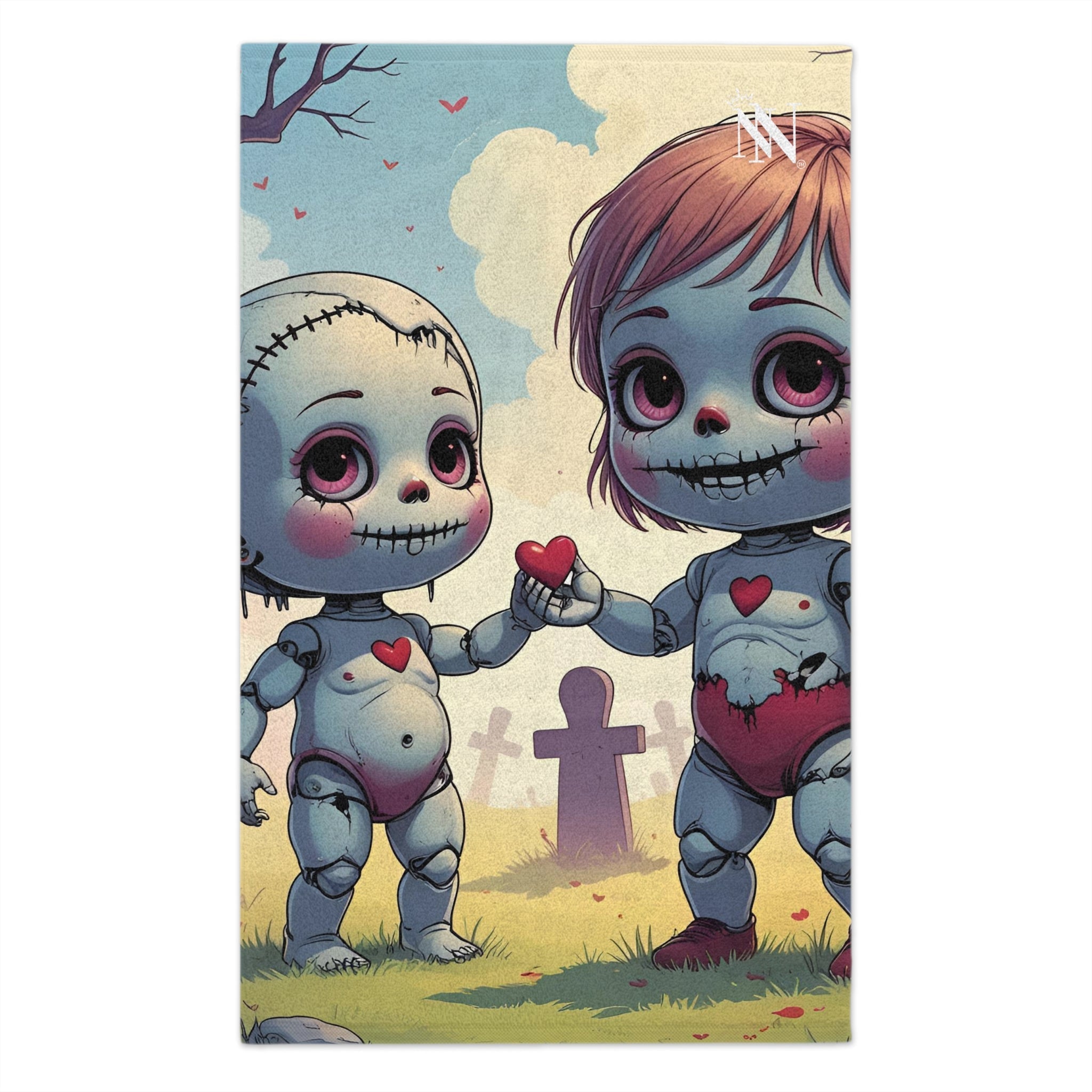 Dead Dolls Love | Mix & Match Soft Fun-Flirty Lovers’ Towels