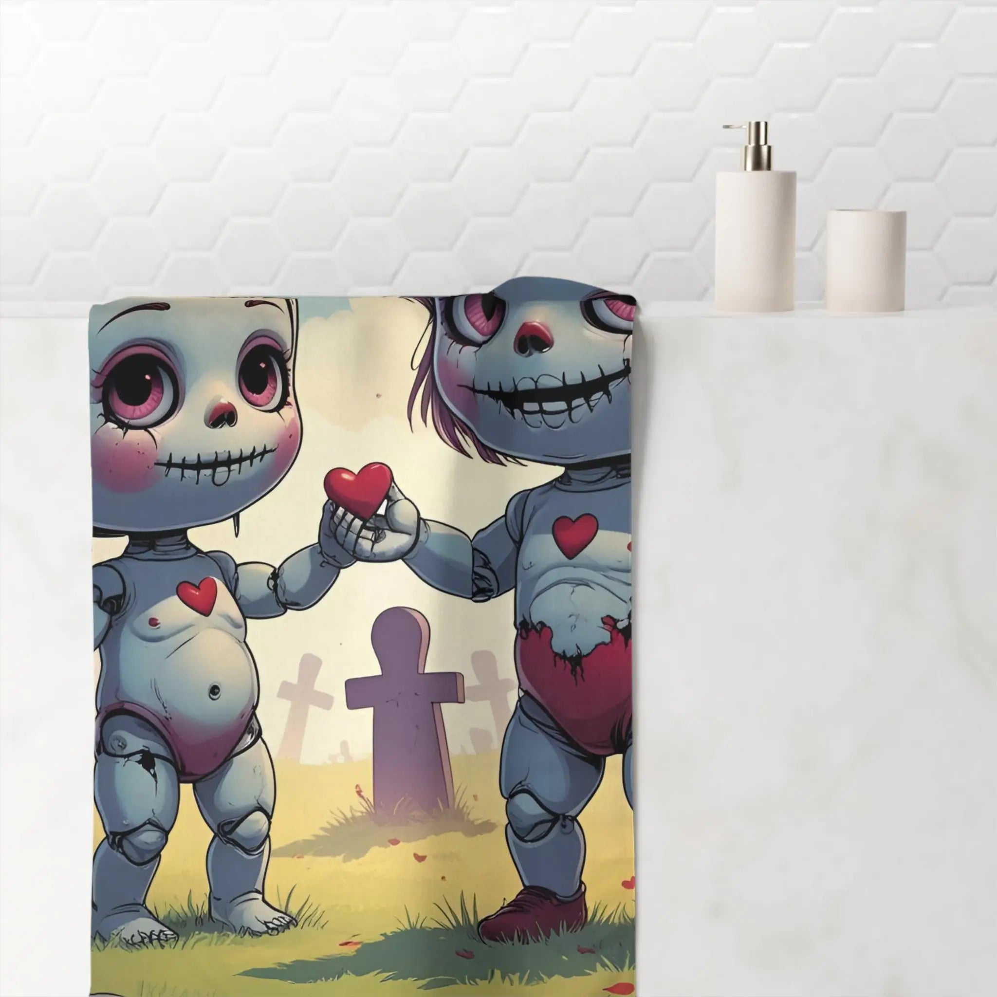 Dead Dolls Love | Mix & Match XL Fun-Flirty Loversβ Towels