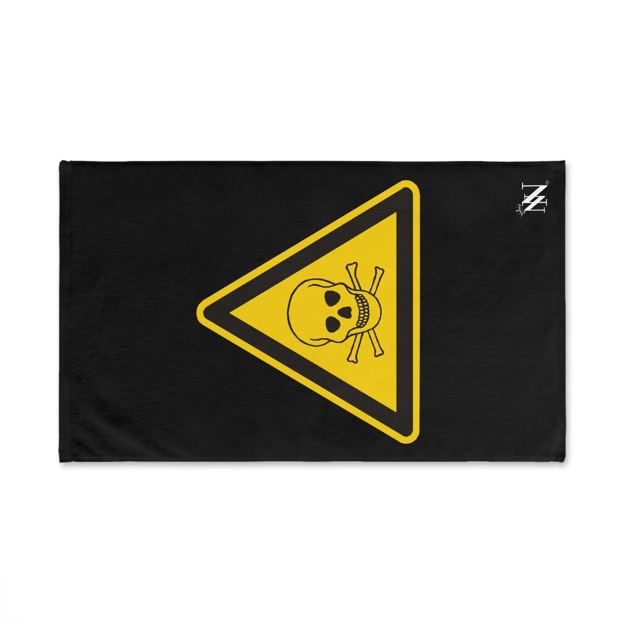 Death Skull Warning Black | Mix & Match Original Fun-Flirty Lovers’ Towels