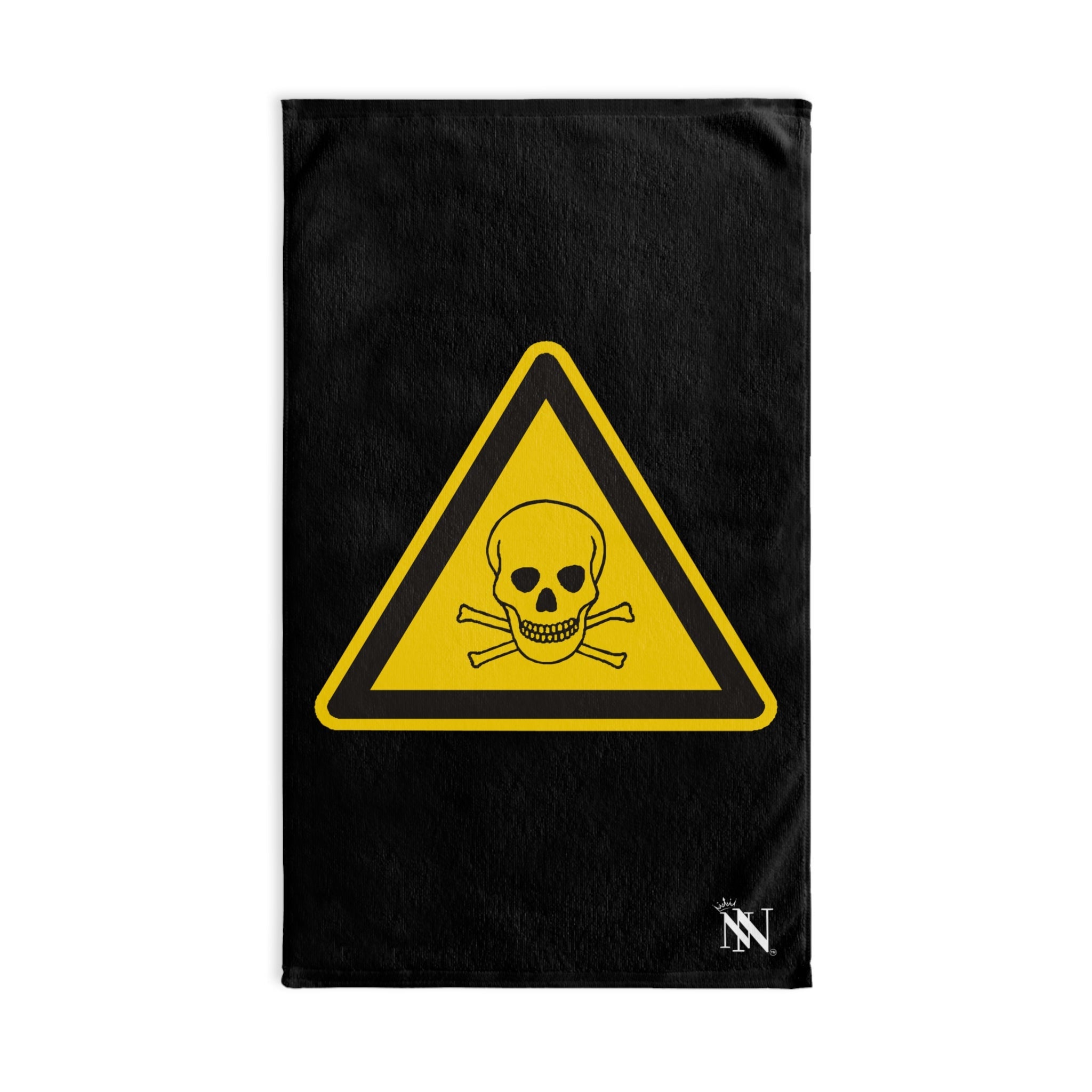 Death Skull Warning Black | Mix & Match Original Fun-Flirty Lovers’ Towels