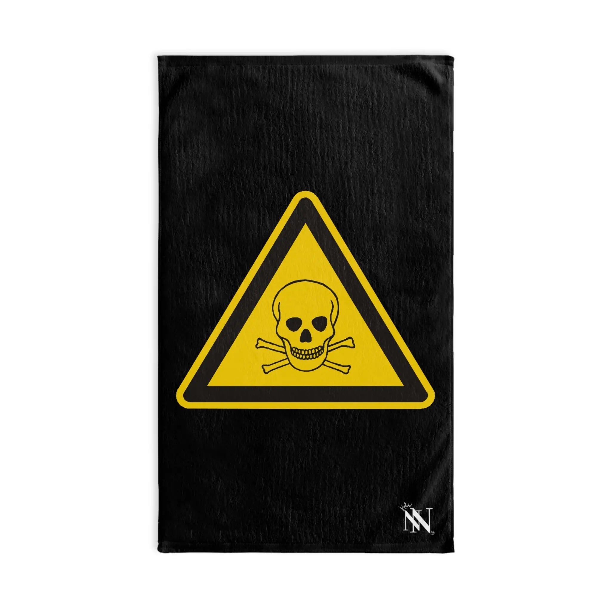 Death Skull Warning Black | Mix & Match Original Fun-Flirty Lovers’ Towels