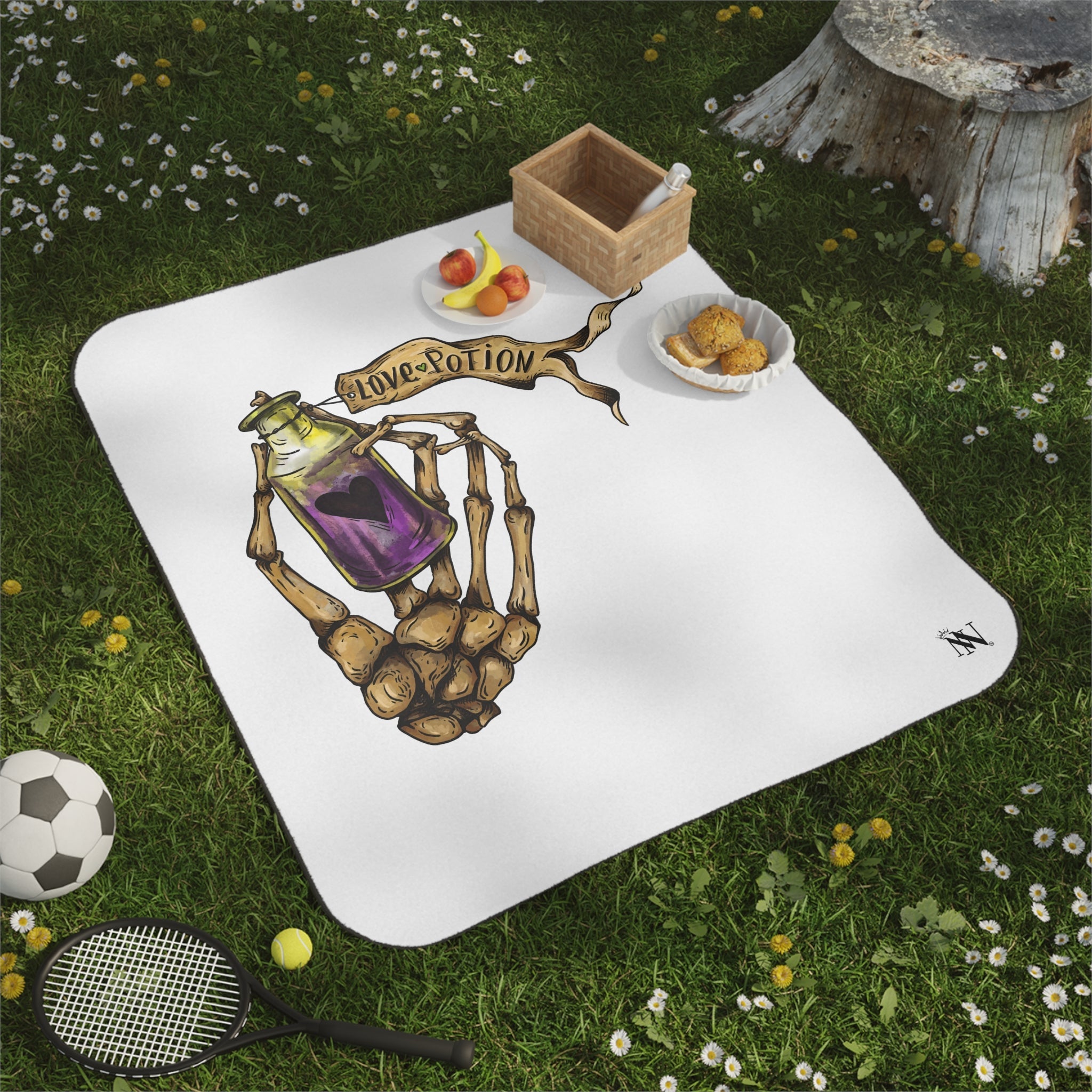 Death’s Love Potion | Mix Match Fun-Flirty Lovers’ Water-Resistant Blankets