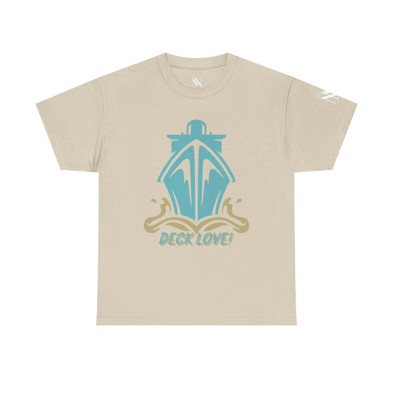 Deck Love Cruise Ship Vacation | Mix & Match 100% Cotton Unisex Fun-Flirty Lovers’ Tees