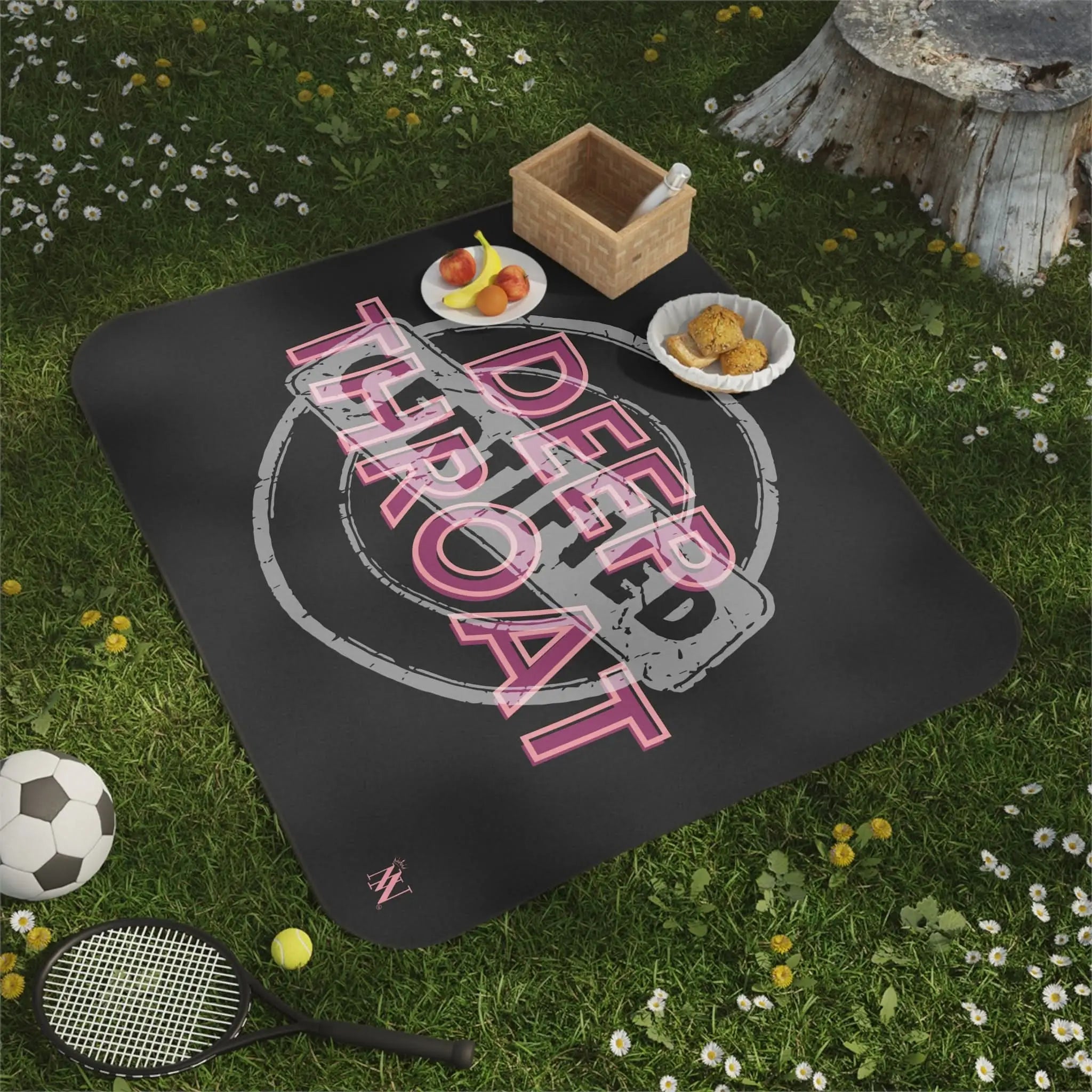 Deep Throat Certified | Mix Match Fun-Flirty Lovers’ Water-Resistant Blankets