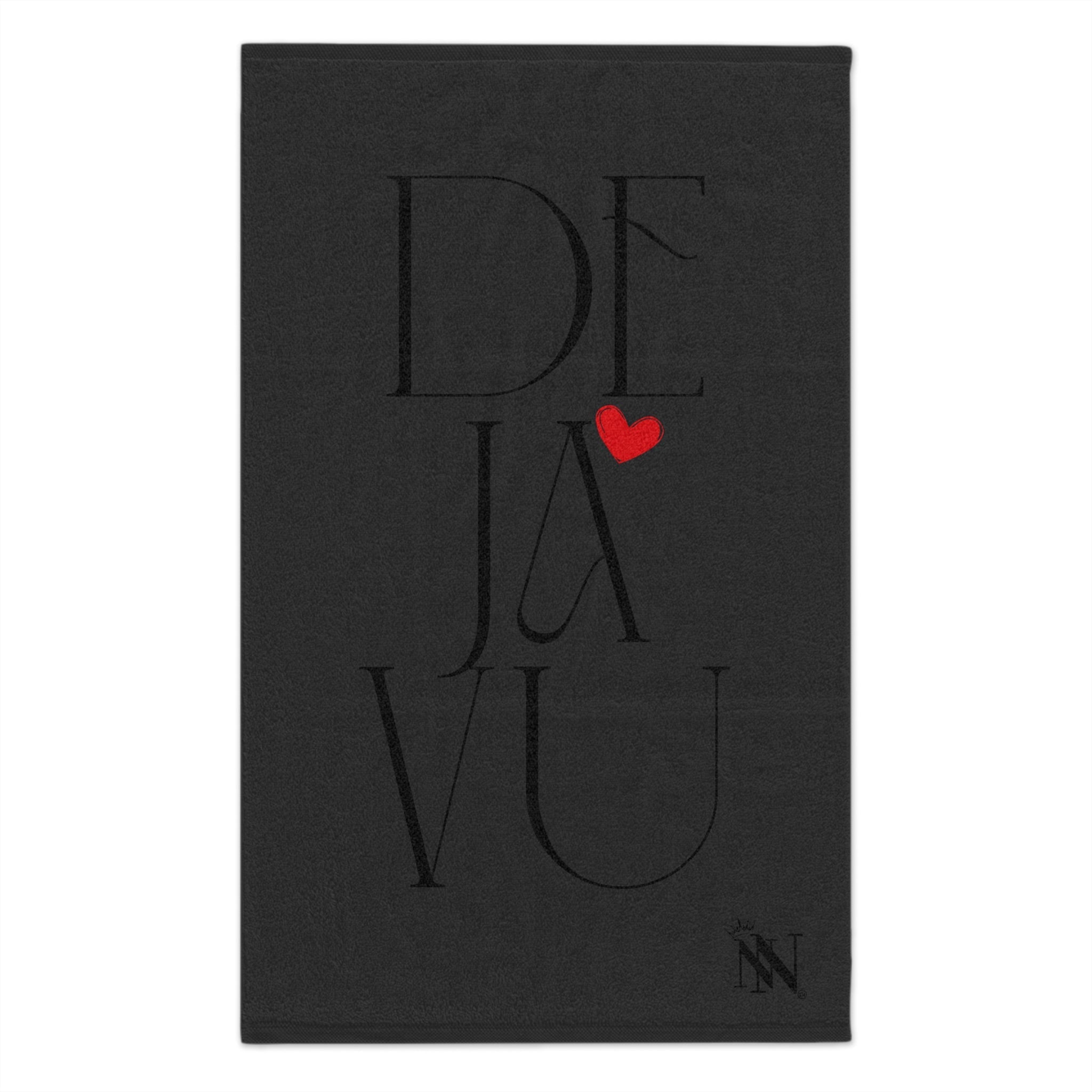 DeJa’Vu Dark Grey | Mix & Match Soft Fun-Flirty Lovers’ Towels